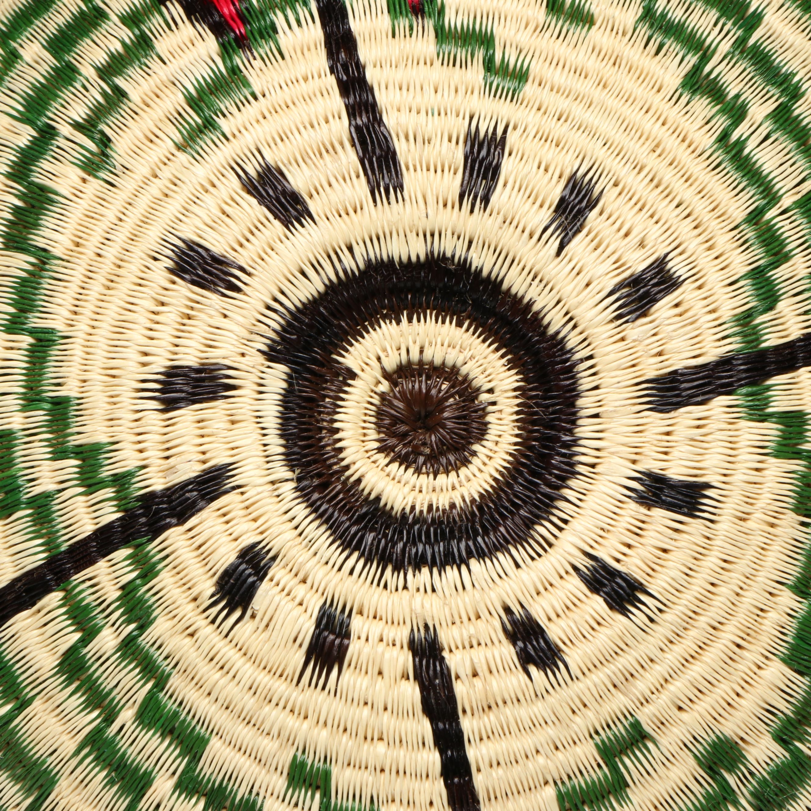 Panama Wounaan/Emberá Hand-Woven Chunga Fiber Basket