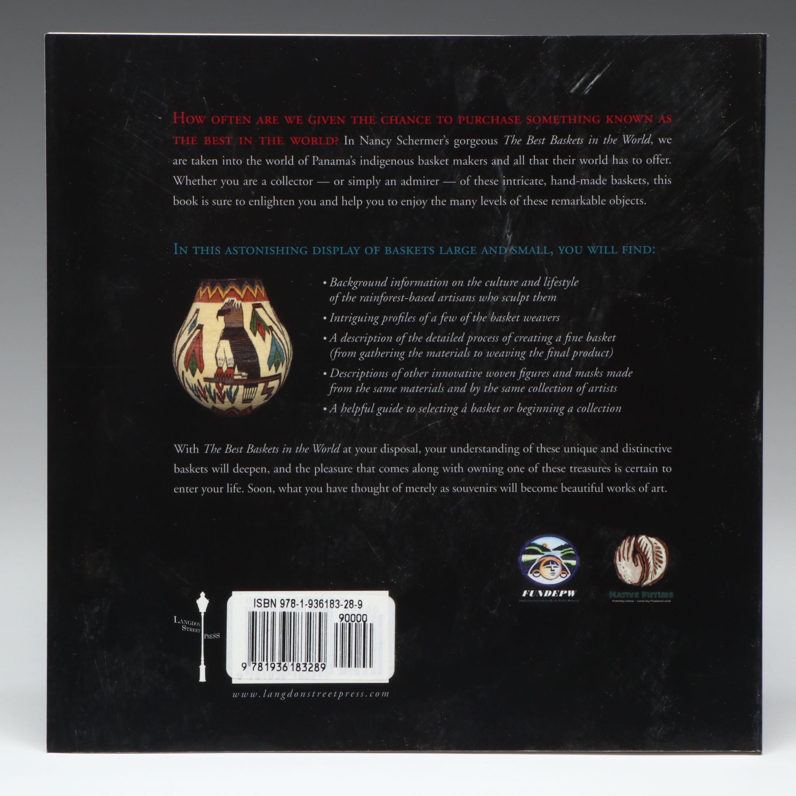 Panama Wounaan/Emberá Hand-Woven Chunga Fiber Basket