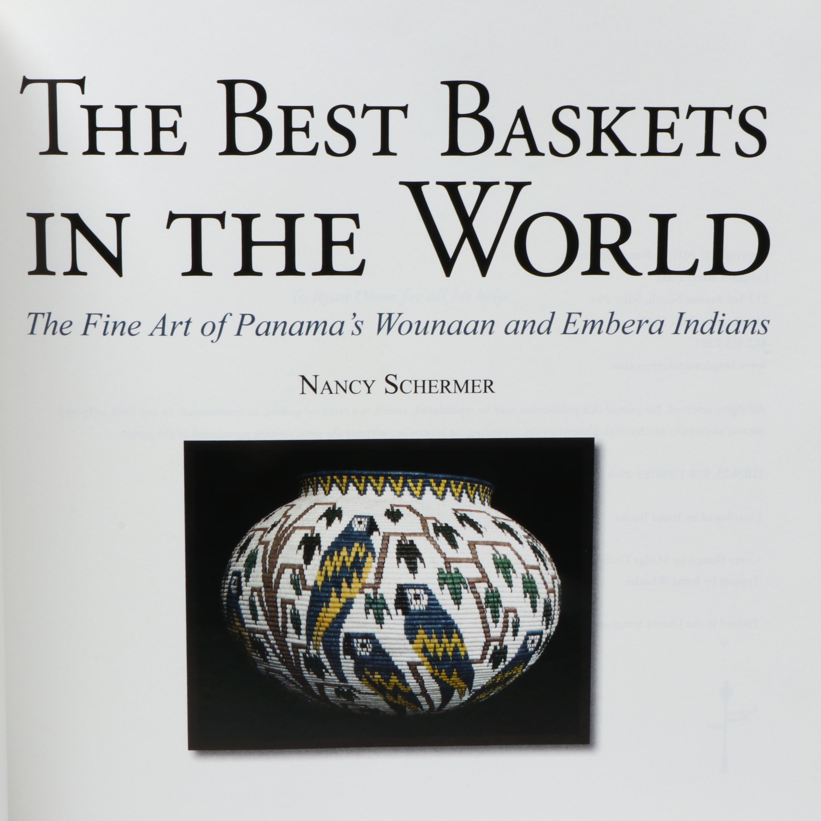 Panama Wounaan/Emberá Hand-Woven Chunga Fiber Basket