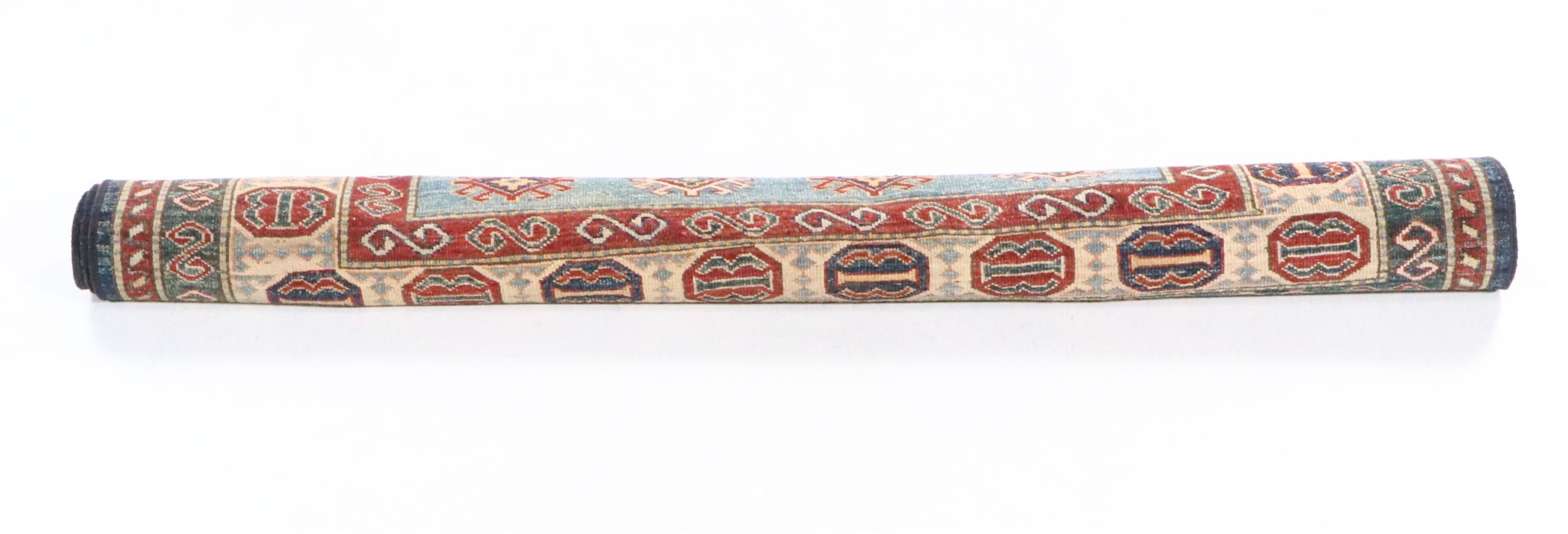 4'9 x 5'9 Hand-Knotted Pakistani Kazak Area Rug