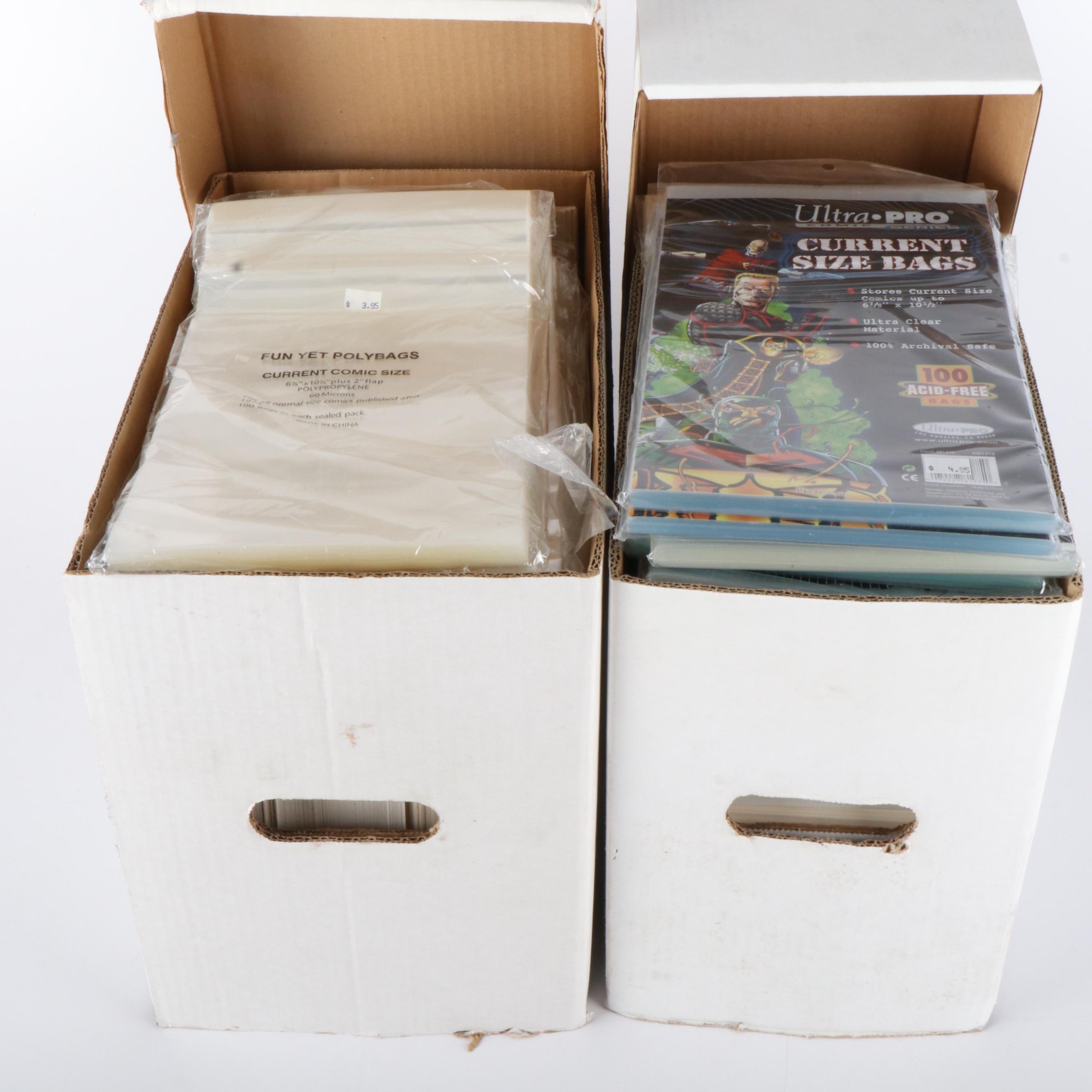 Over 1000 Current Size Boards and Bags for Collecting and Archiving Comics