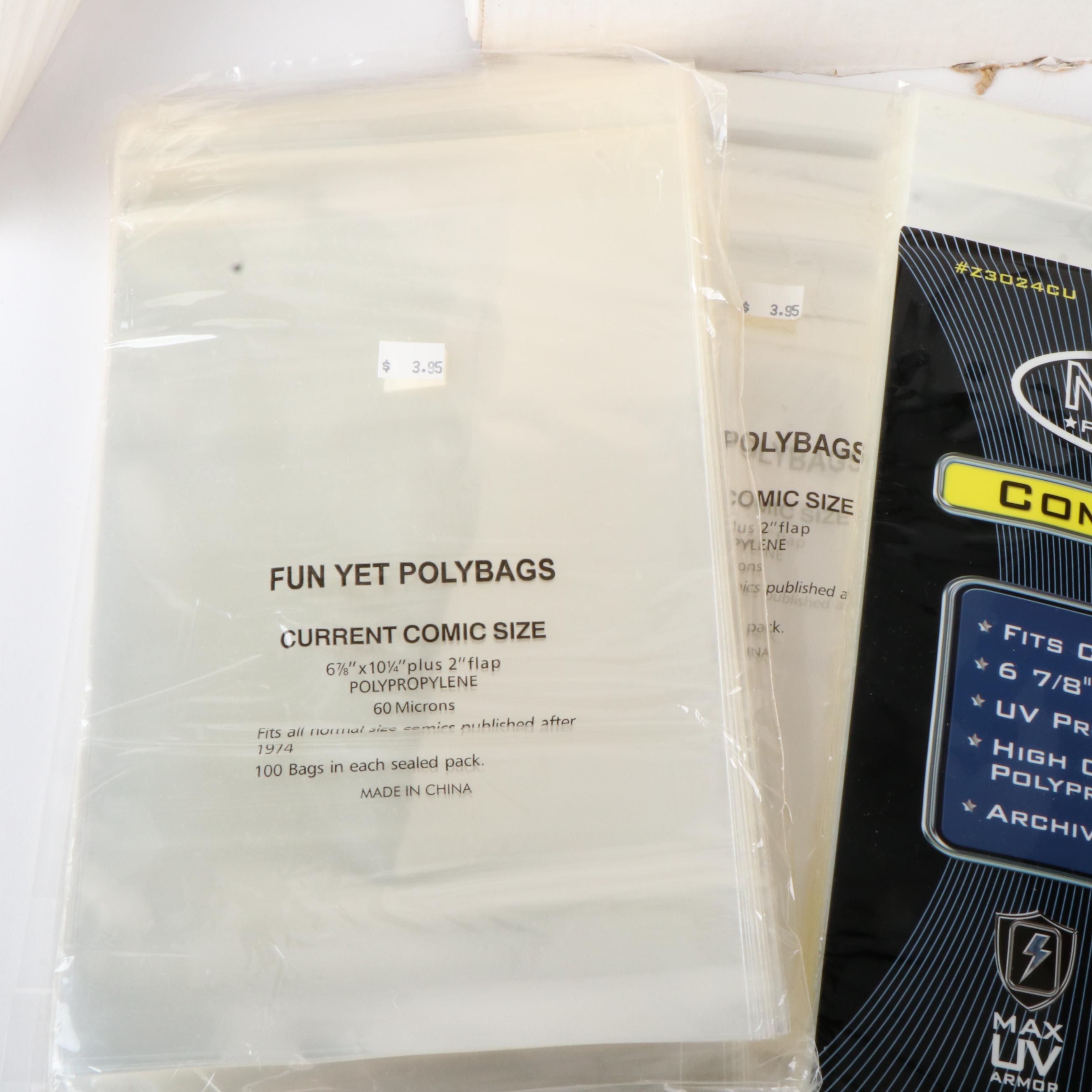 Over 1000 Current Size Boards and Bags for Collecting and Archiving Comics