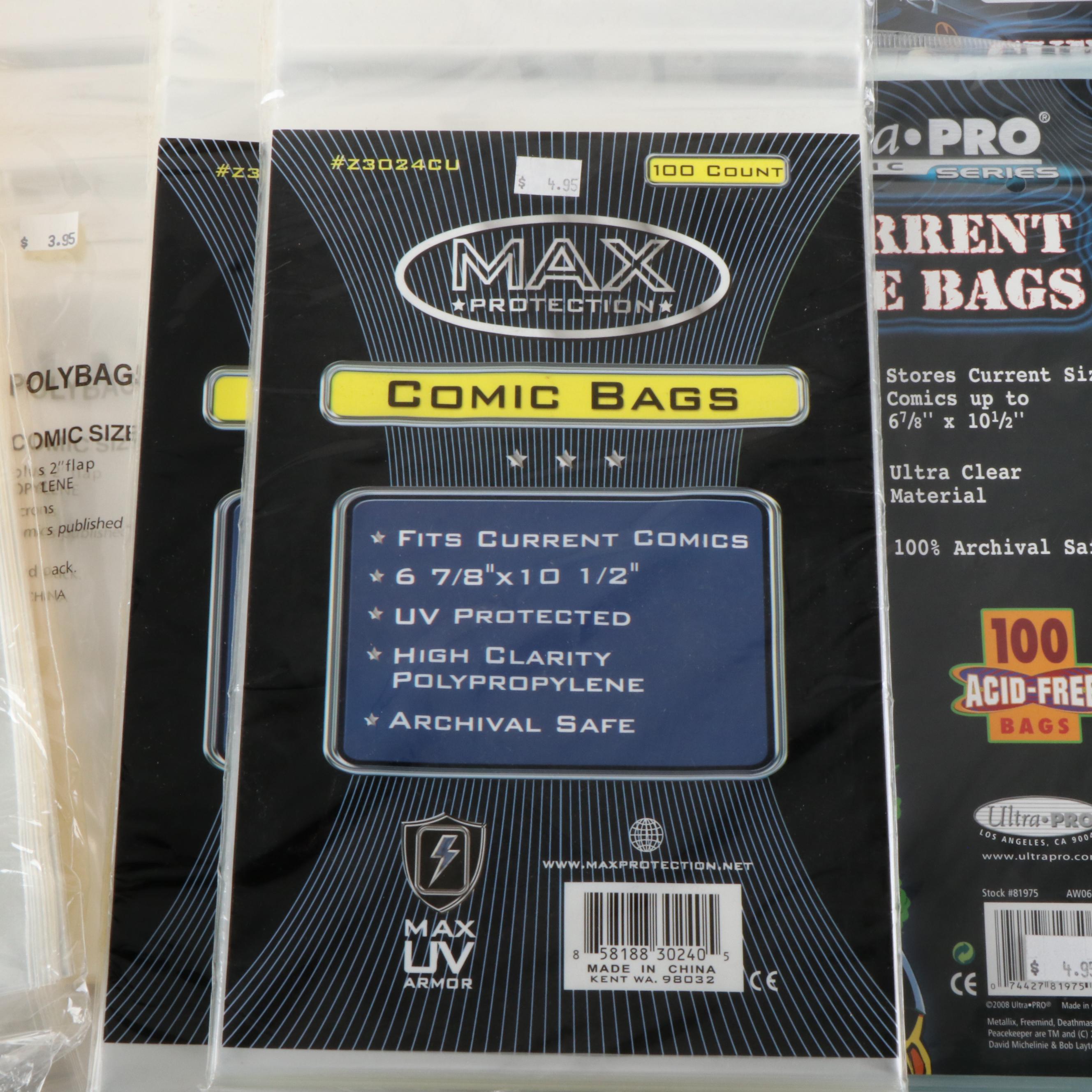 Over 1000 Current Size Boards and Bags for Collecting and Archiving Comics
