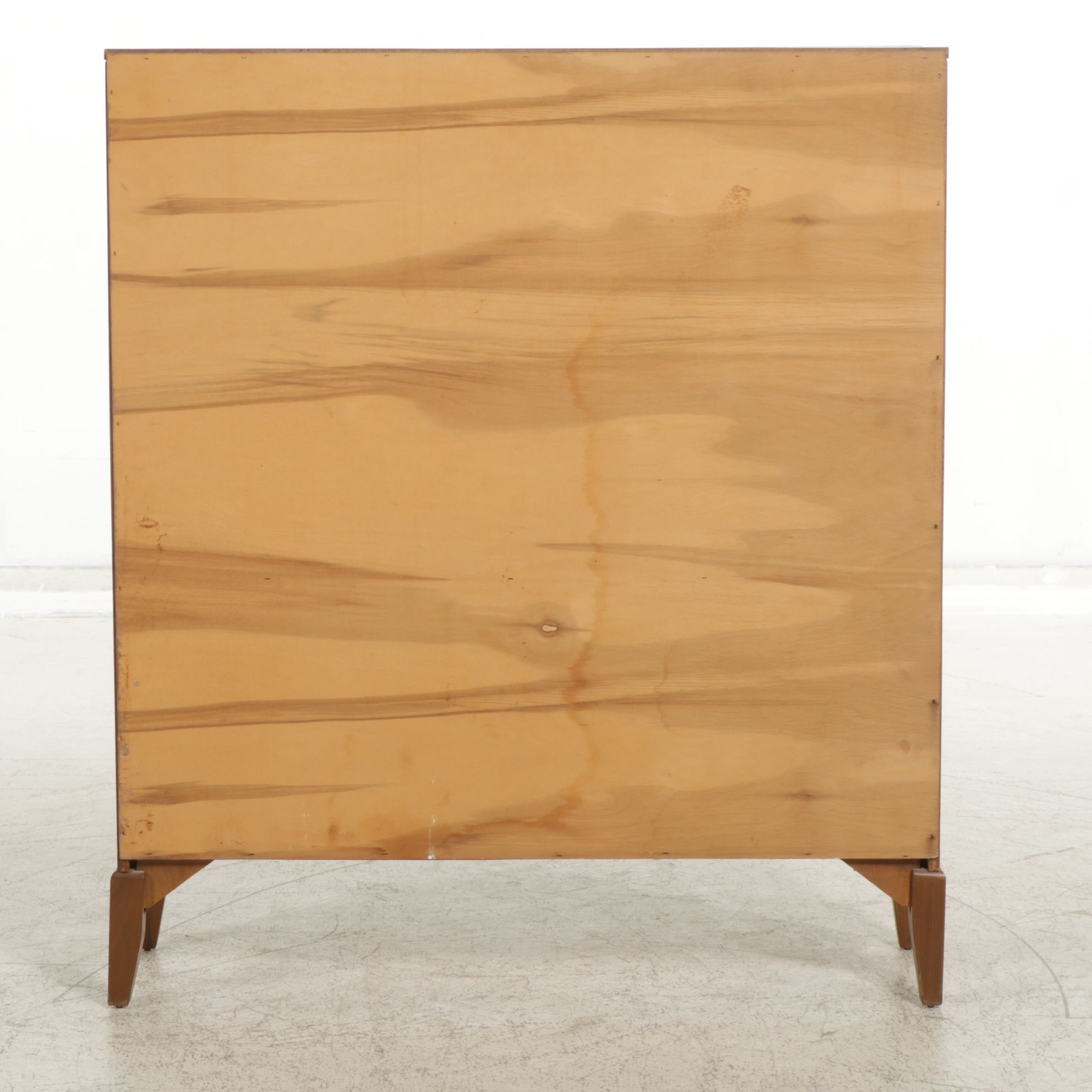Mid Century Modern Bookcase with Sliding Glass Doors