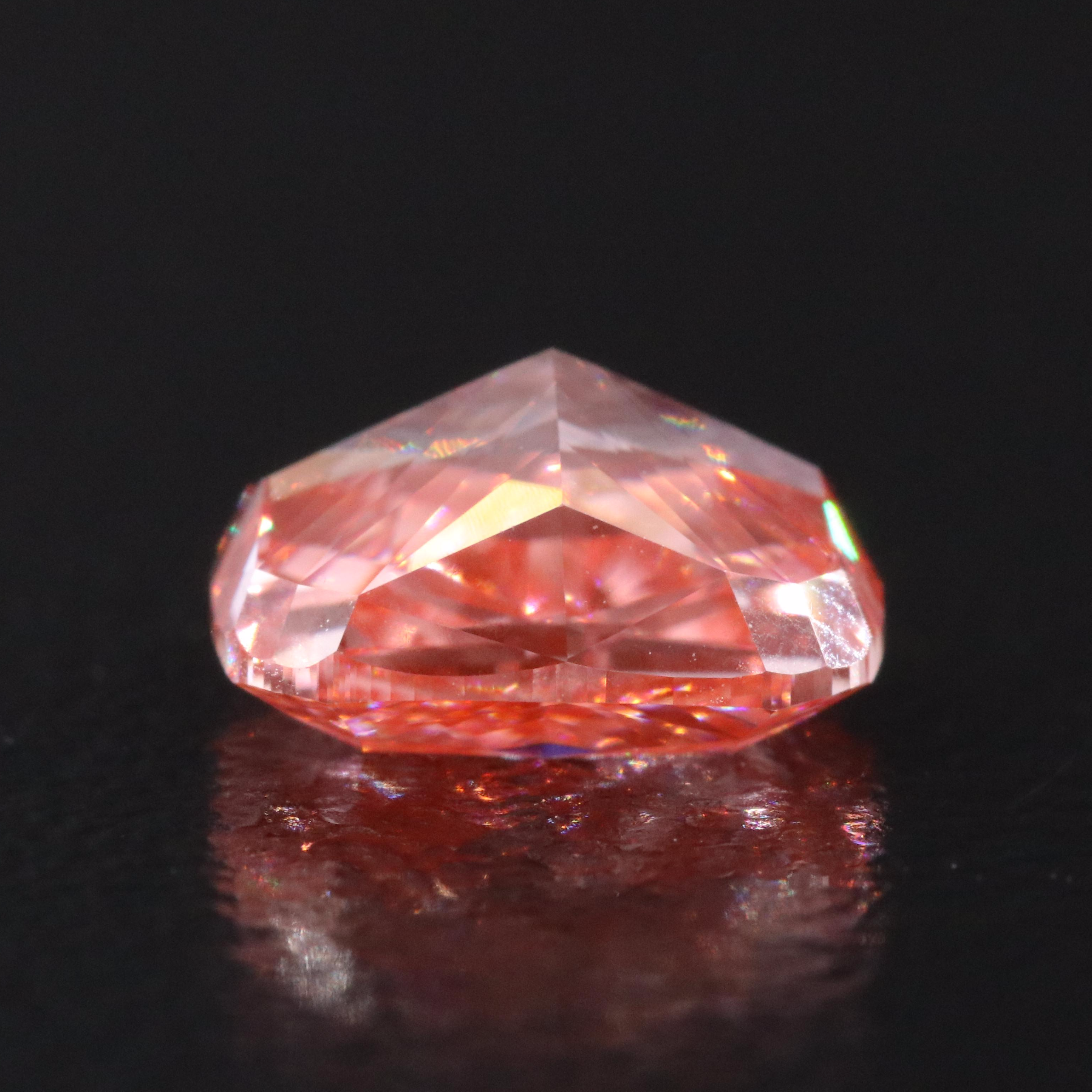 Loose 2.01 CT Lab Grown Fancy Pink Diamond with IGI Report