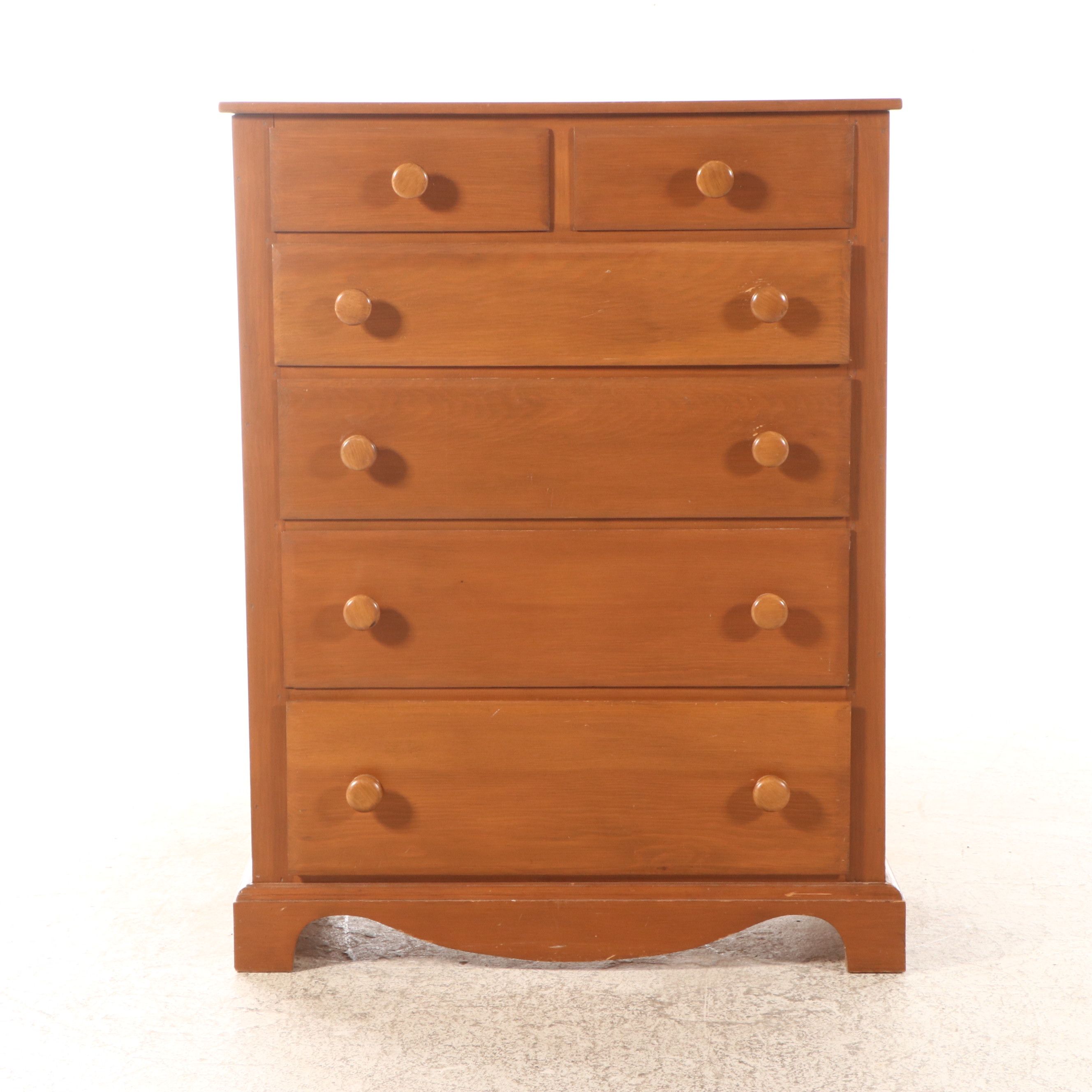 American Pine Six-Drawer Dresser