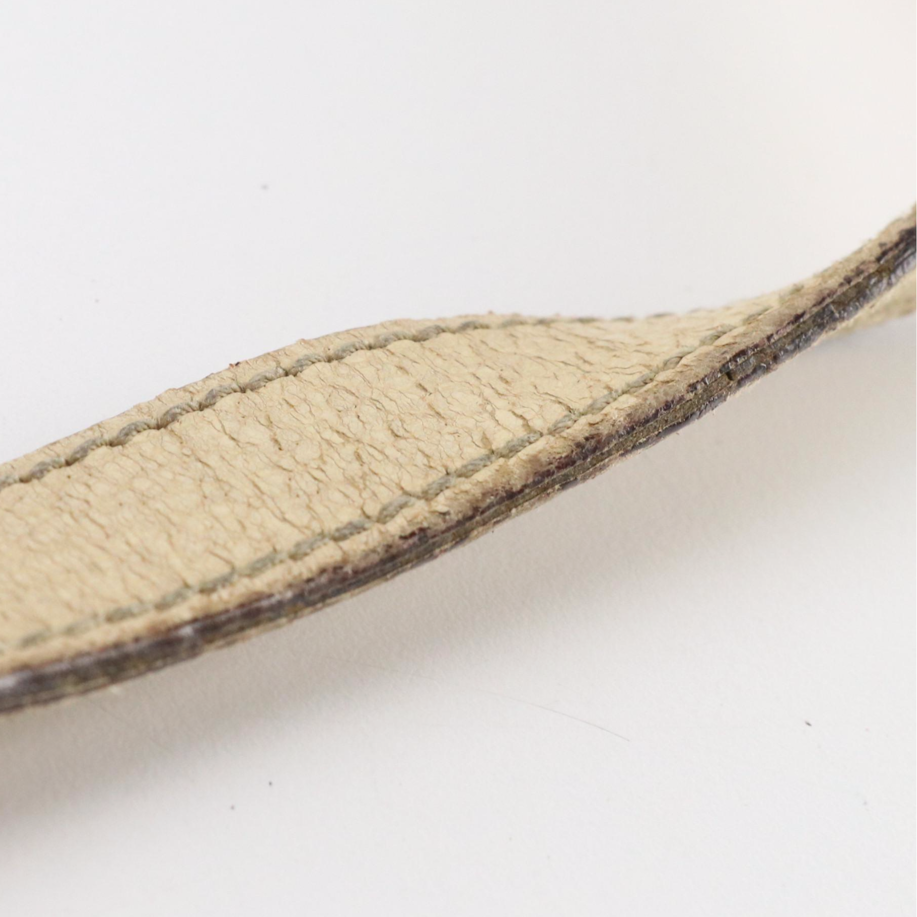 Gucci Charmy Shoulder Bag in GG Canvas and Ivory Cinghiale Leather Trim