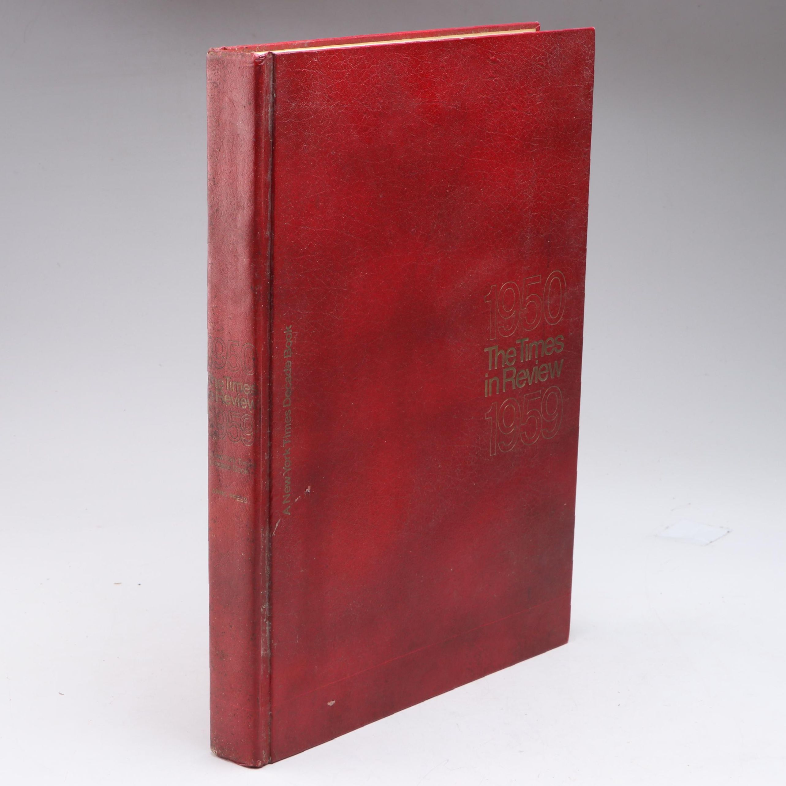 "The Times in Review: 1950-1959" New York Times Decade Book by Arno Press