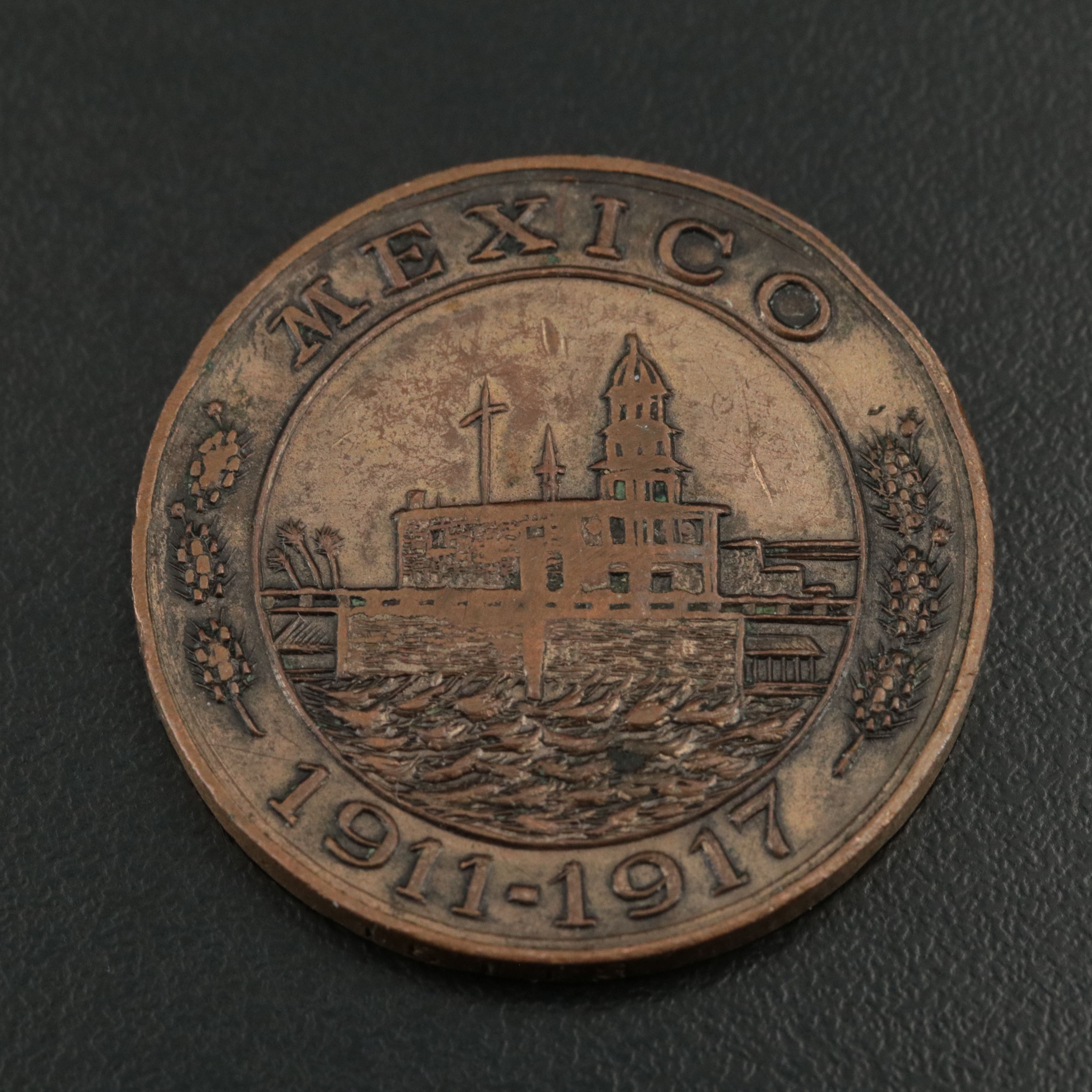 United States Navy 1911-1917 Service Medal for Mexico