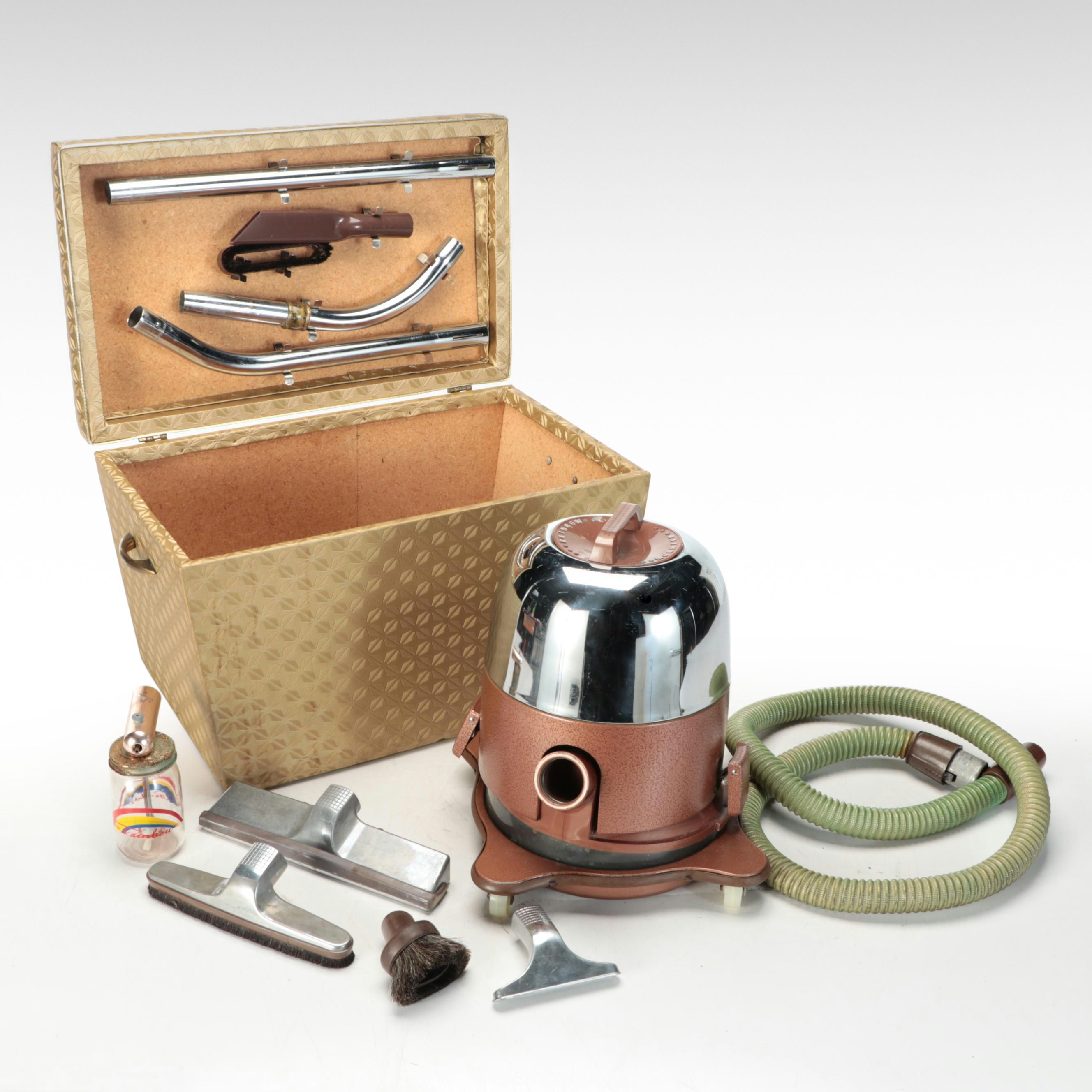 Rexair Rainbow Vacuum Cleaner with Storage Trunk, Vintage