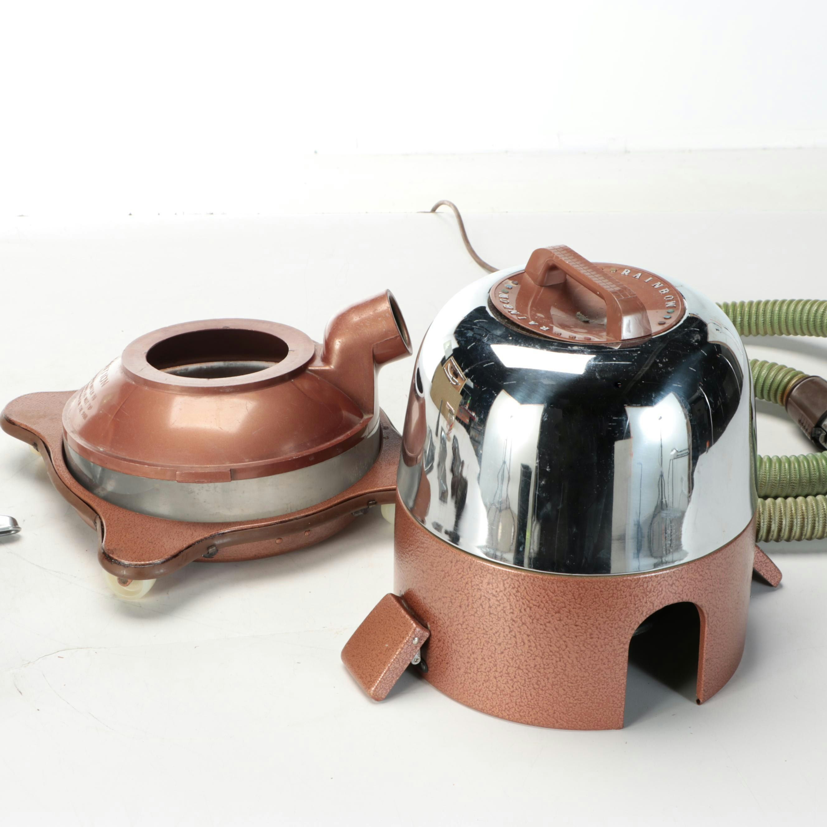 Rexair Rainbow Vacuum Cleaner with Storage Trunk, Vintage