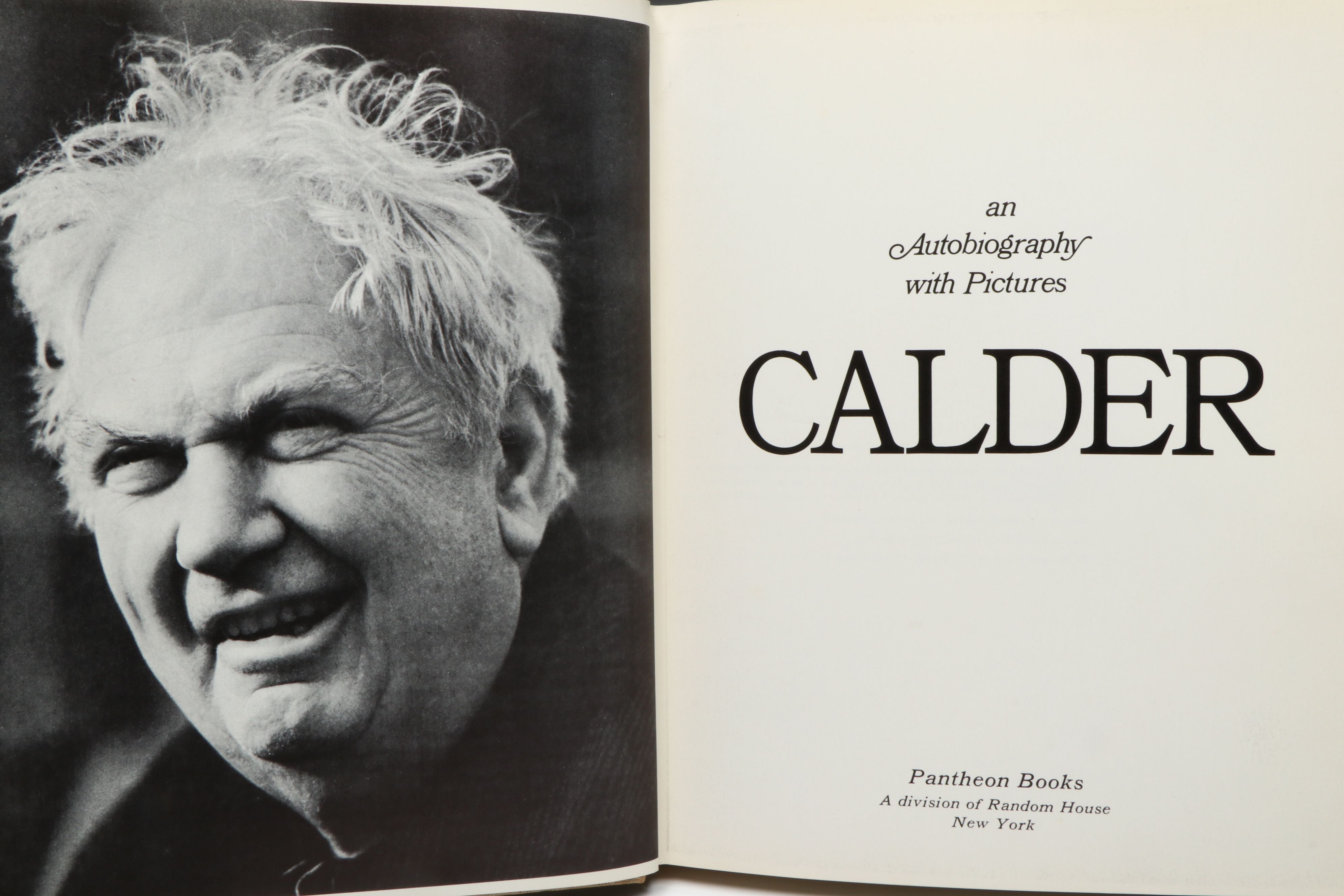 First Printing "Calder: An Autobiography with Pictures" by Alexander Calder