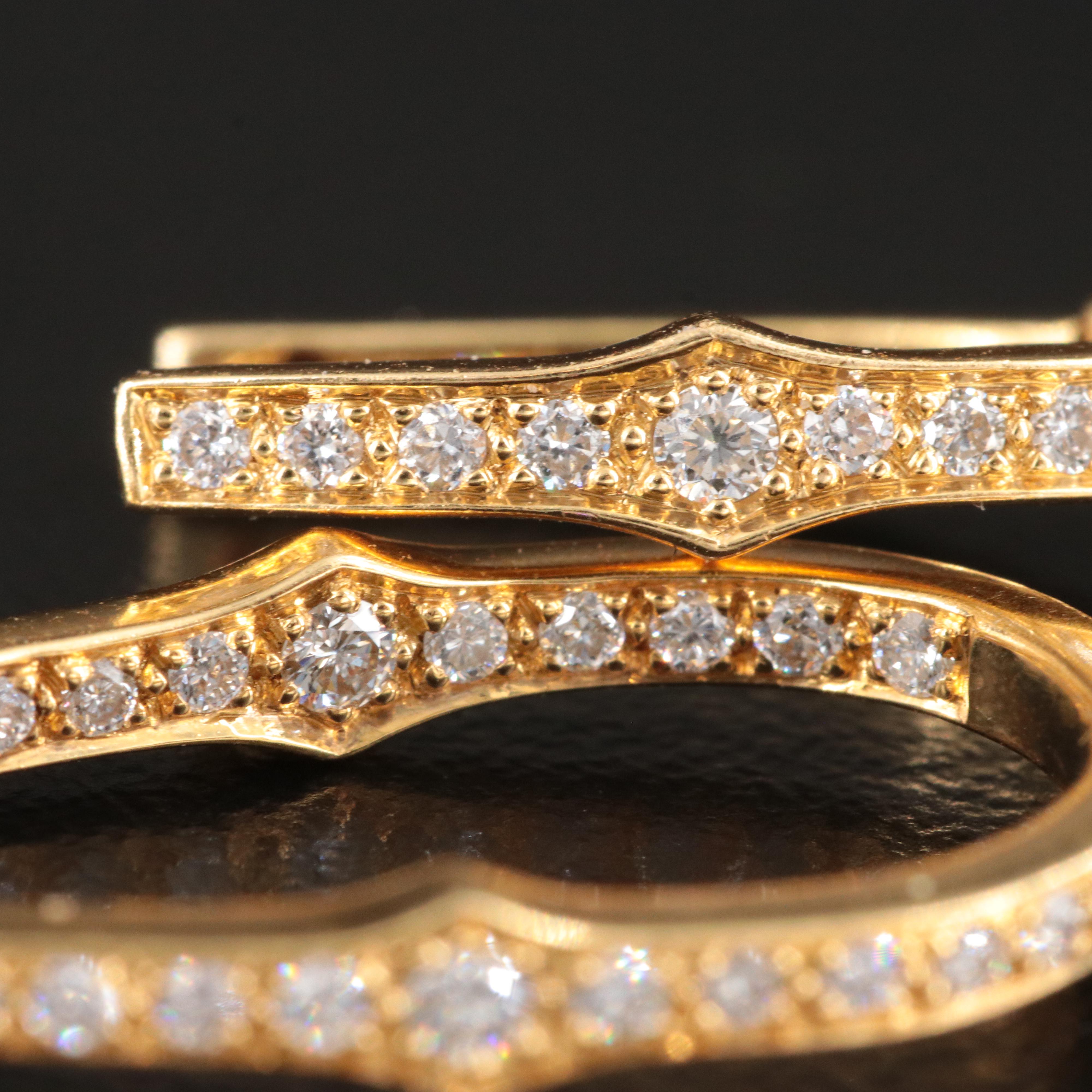 Stephen Webster Forget Me Knot 18K 1.74 CTW Diamond Earrings with Enhancers