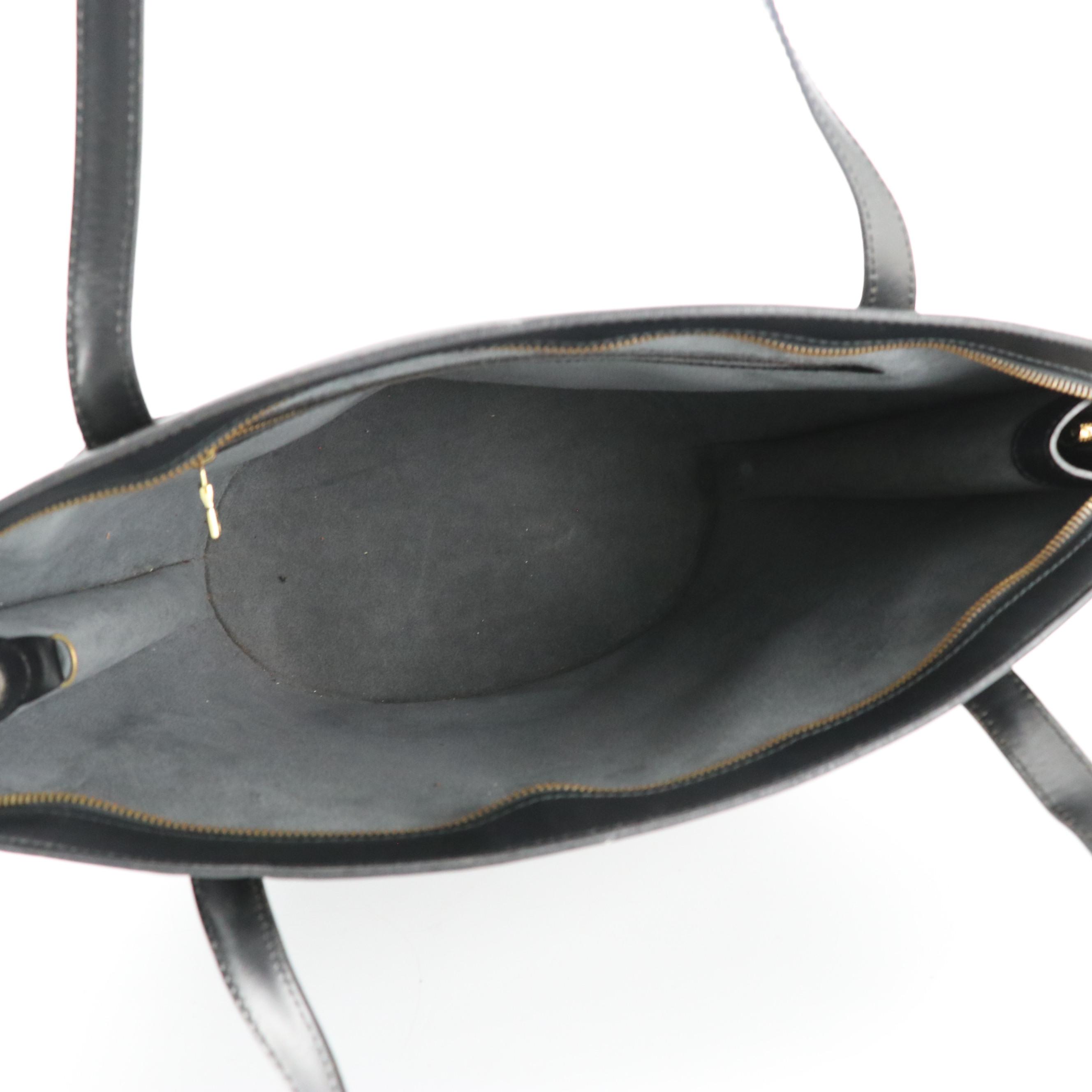 Louis Vuitton Saint Jacques GM Shoulder Bag in Black Epi Leather