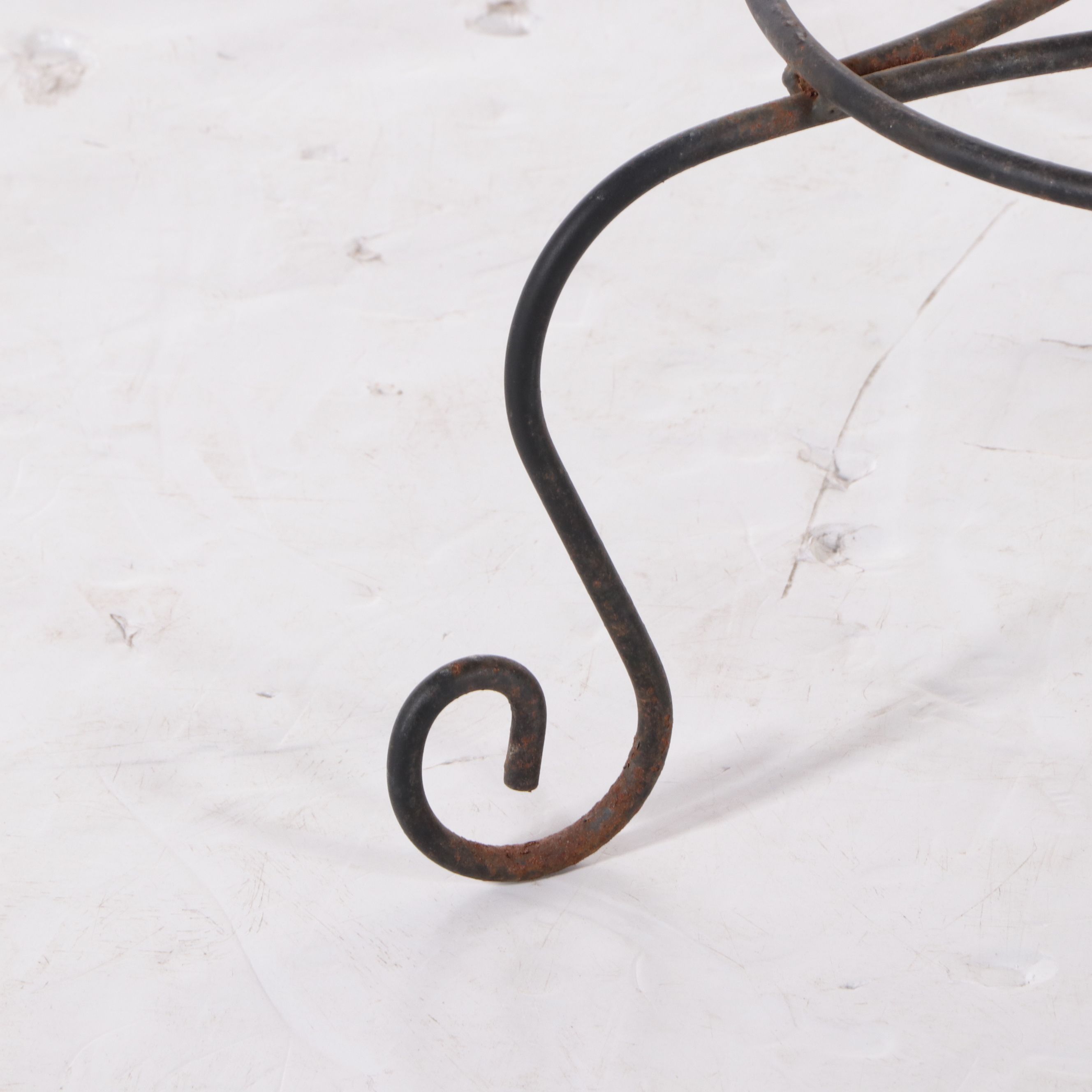 Scrolled Metal Low Plant Stands