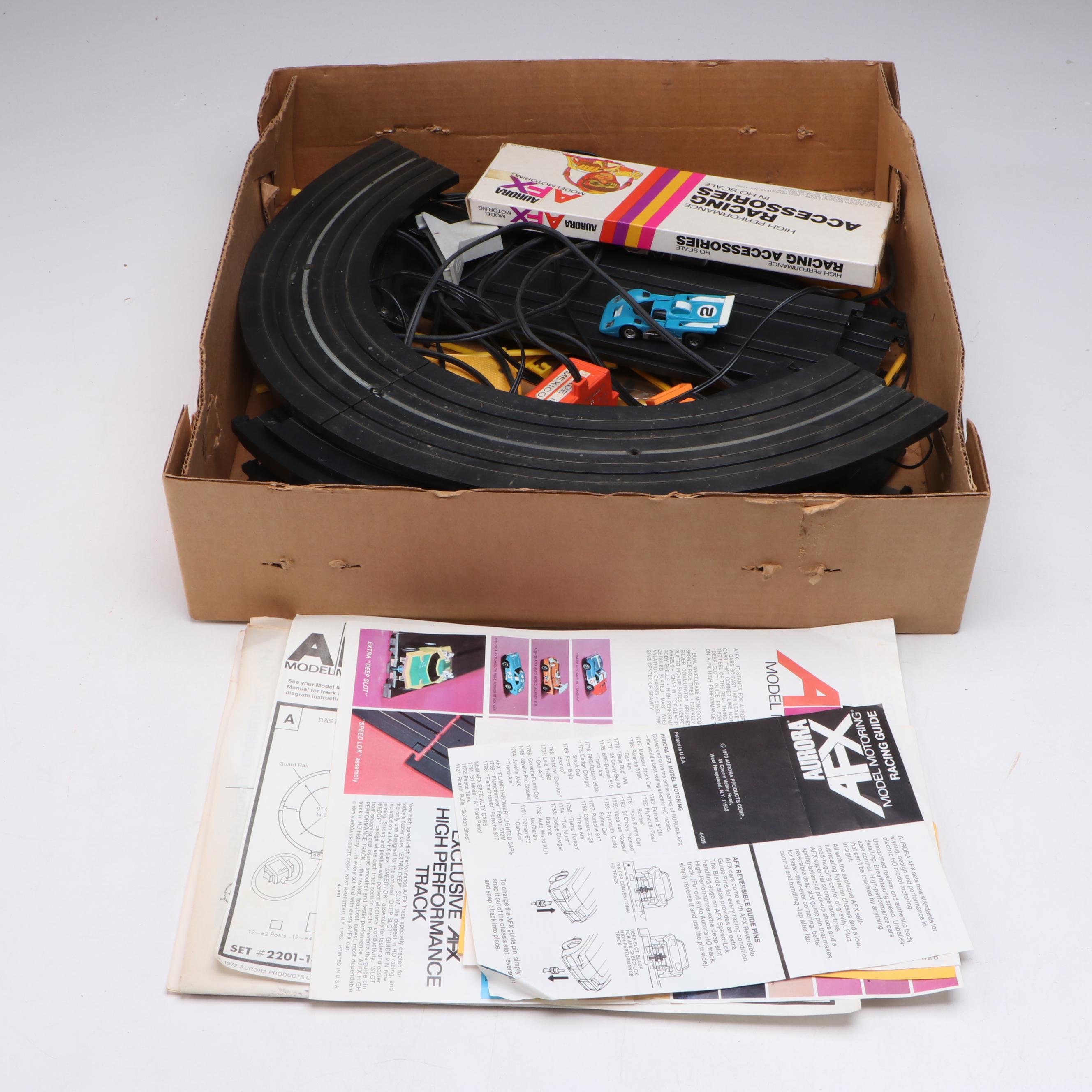 Aurora AFX Model Motoring "Trophy Dash 500" Race Set, 1972