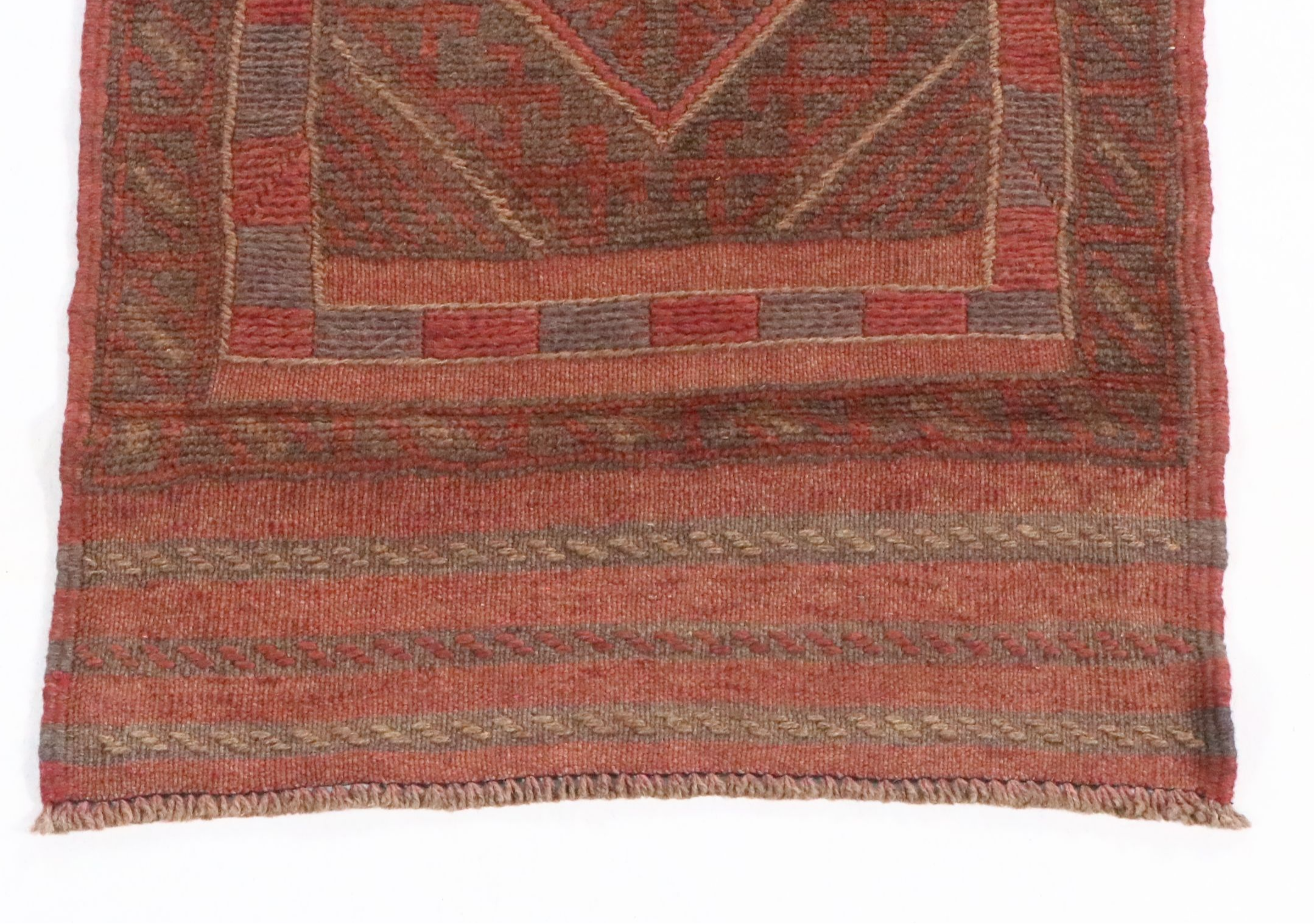 1'11 x 8'3 Handwoven Afghan Mashwani Carpet Runner