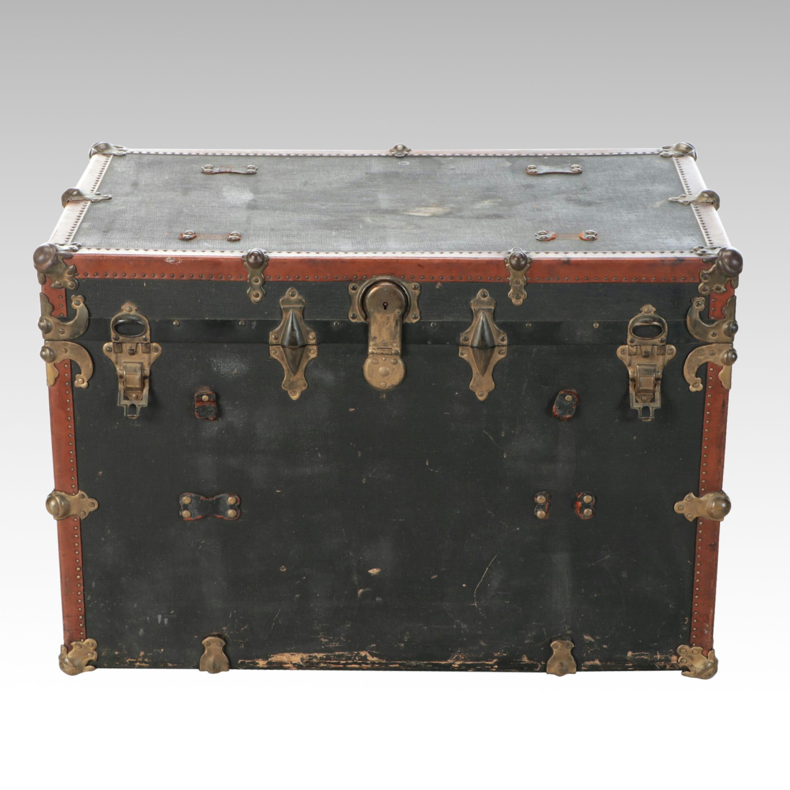 Yale & Towne Mfg. Co. Antique Steamer Trunk