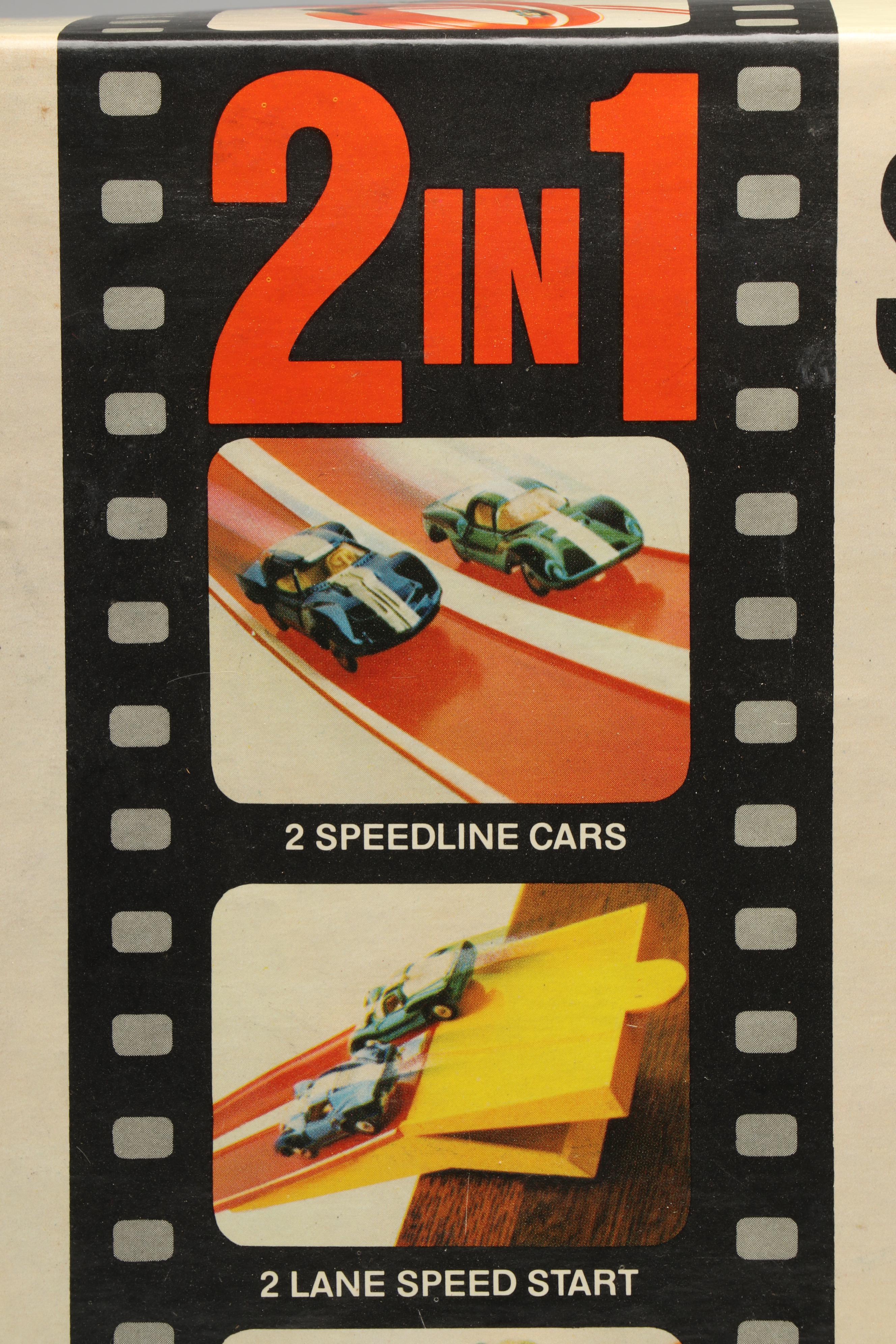 Aurora Speedline 2-in-1 Stunt & Drag Race Set, 1968