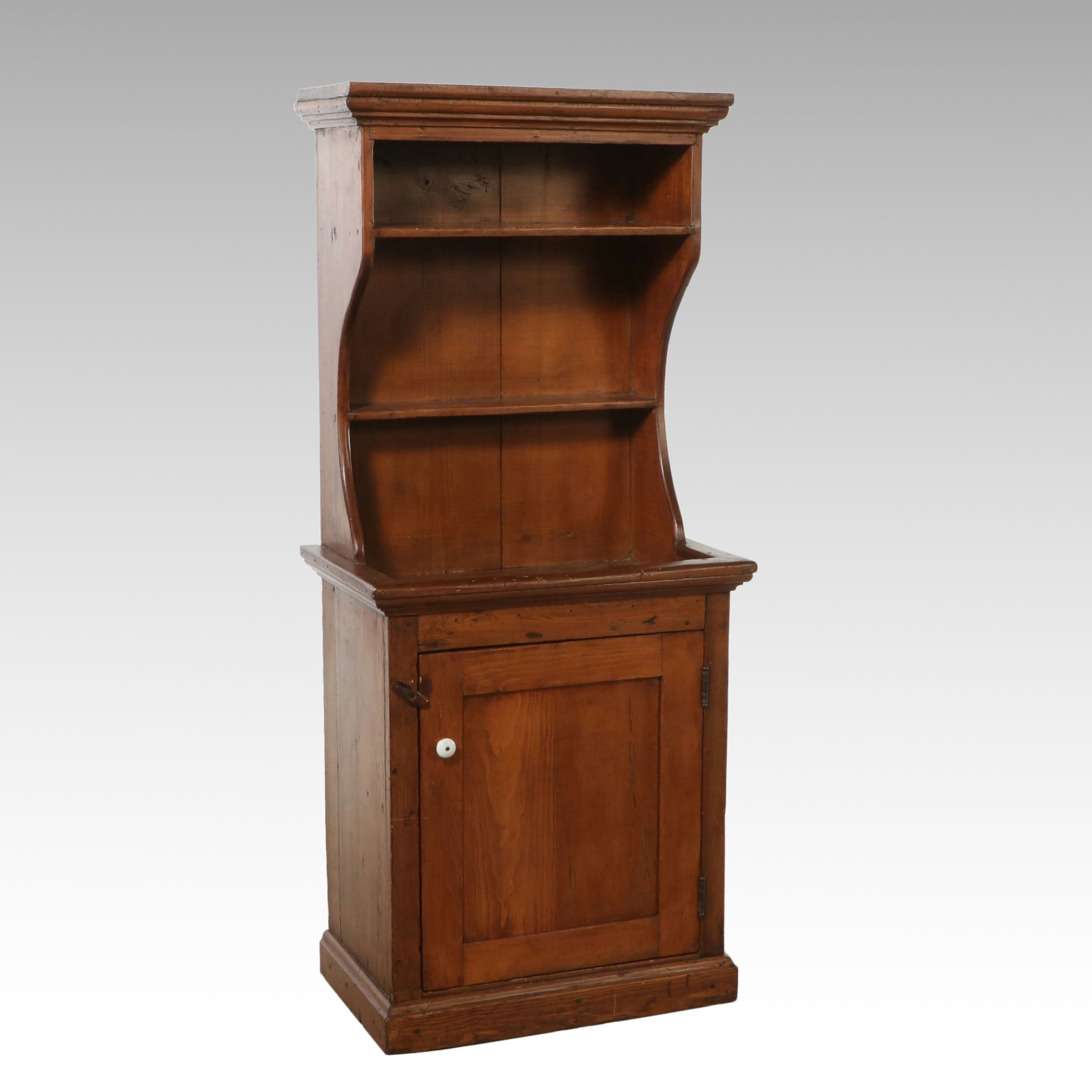 Antique Country Style Pine Cabinet