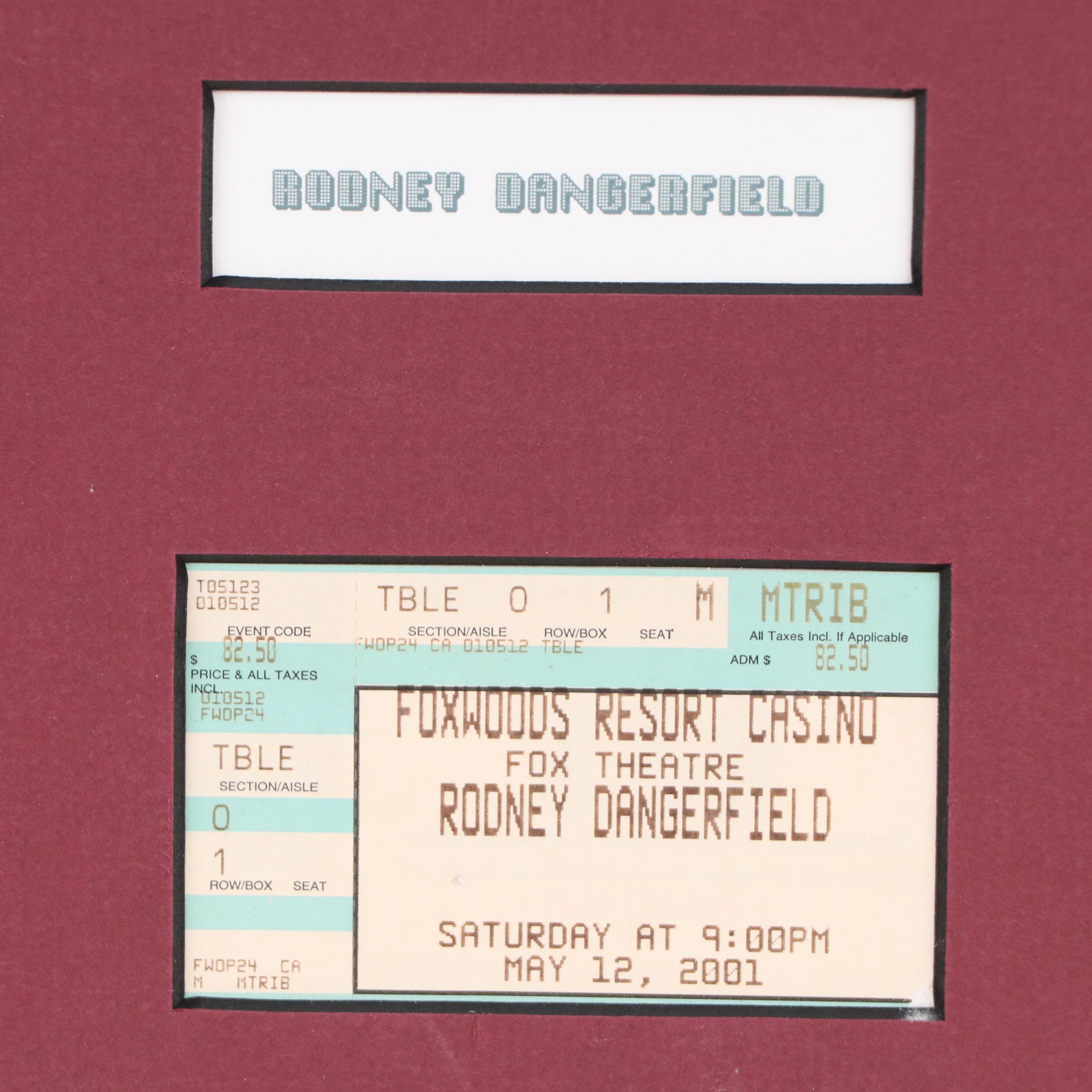 Gallager, Jay Leno, Chris Rock, and More Comedian Signed Display, JSA