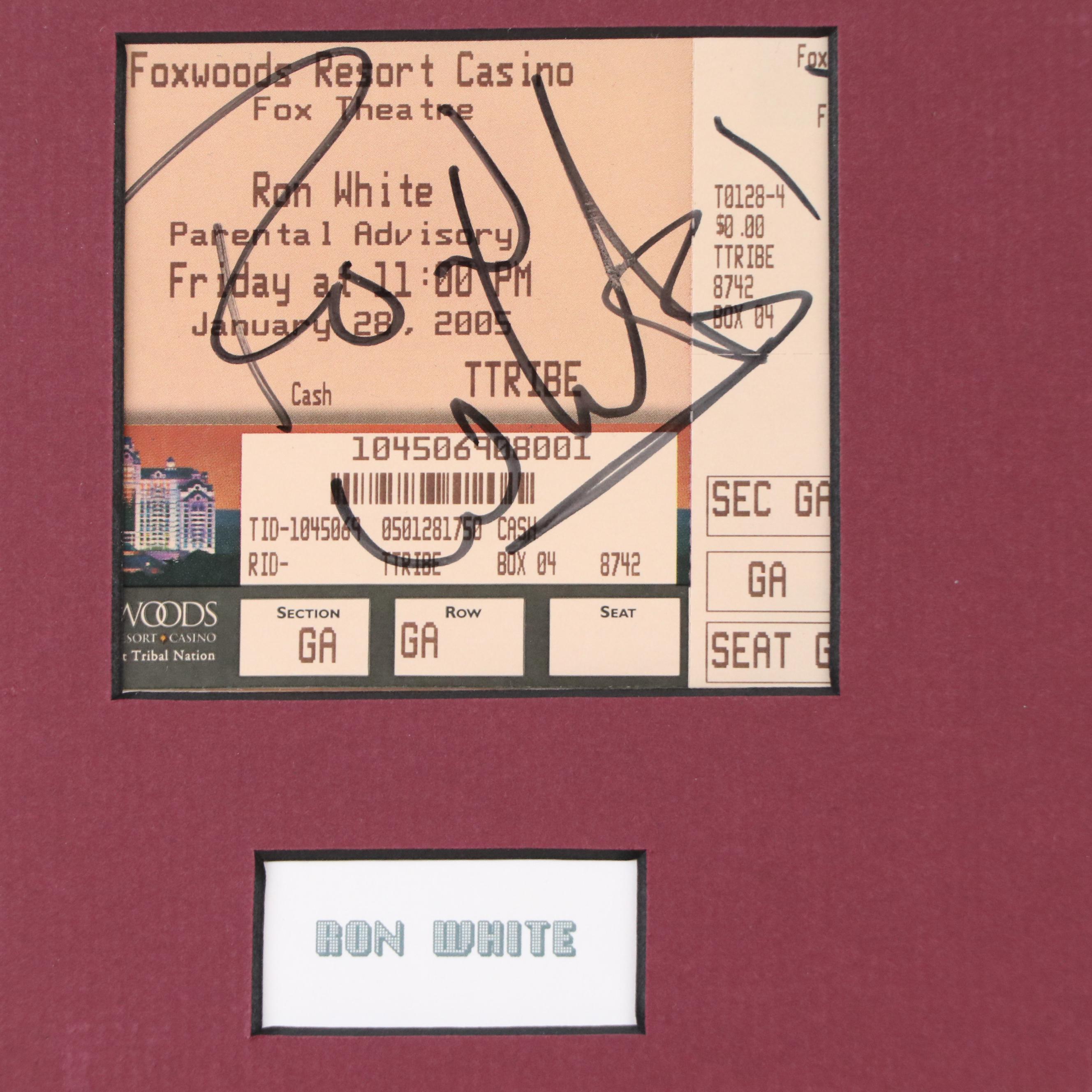 Gallager, Jay Leno, Chris Rock, and More Comedian Signed Display, JSA