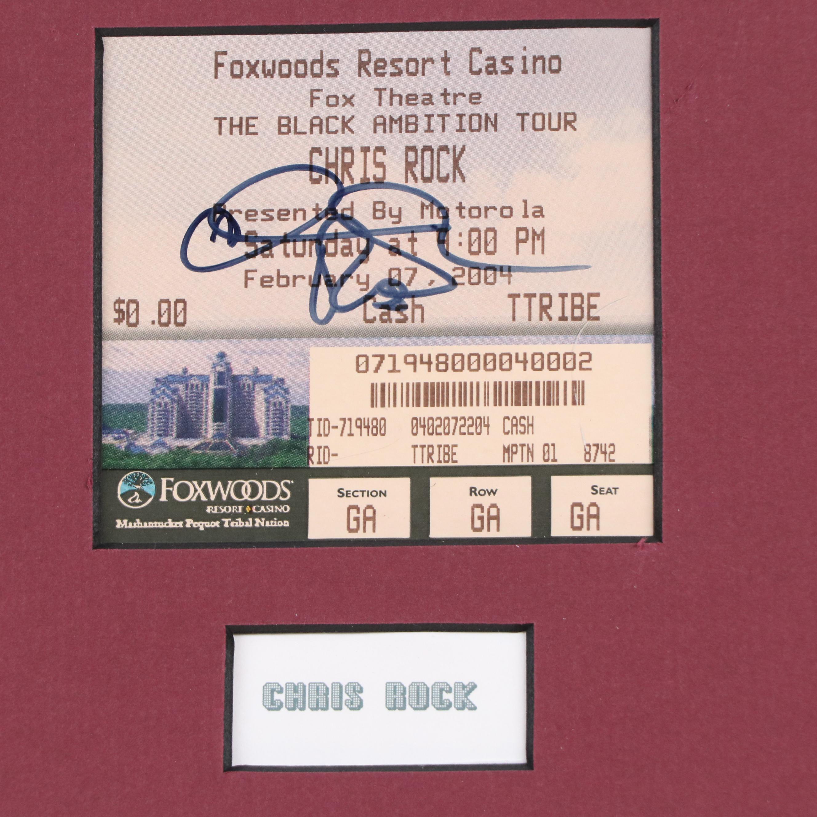 Gallager, Jay Leno, Chris Rock, and More Comedian Signed Display, JSA