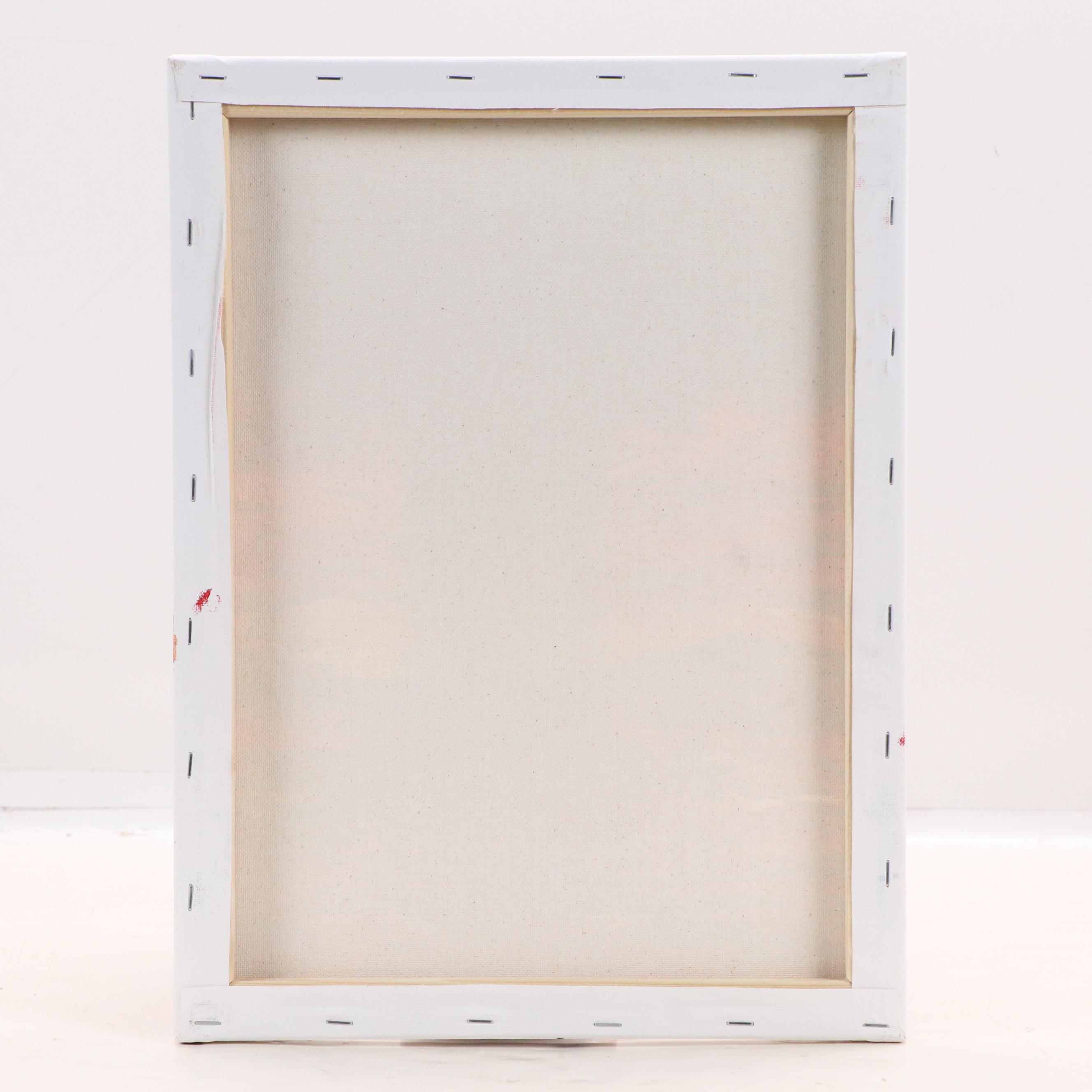 Corbellic Acrylic Painting of Abstract Sunset, 21st Century