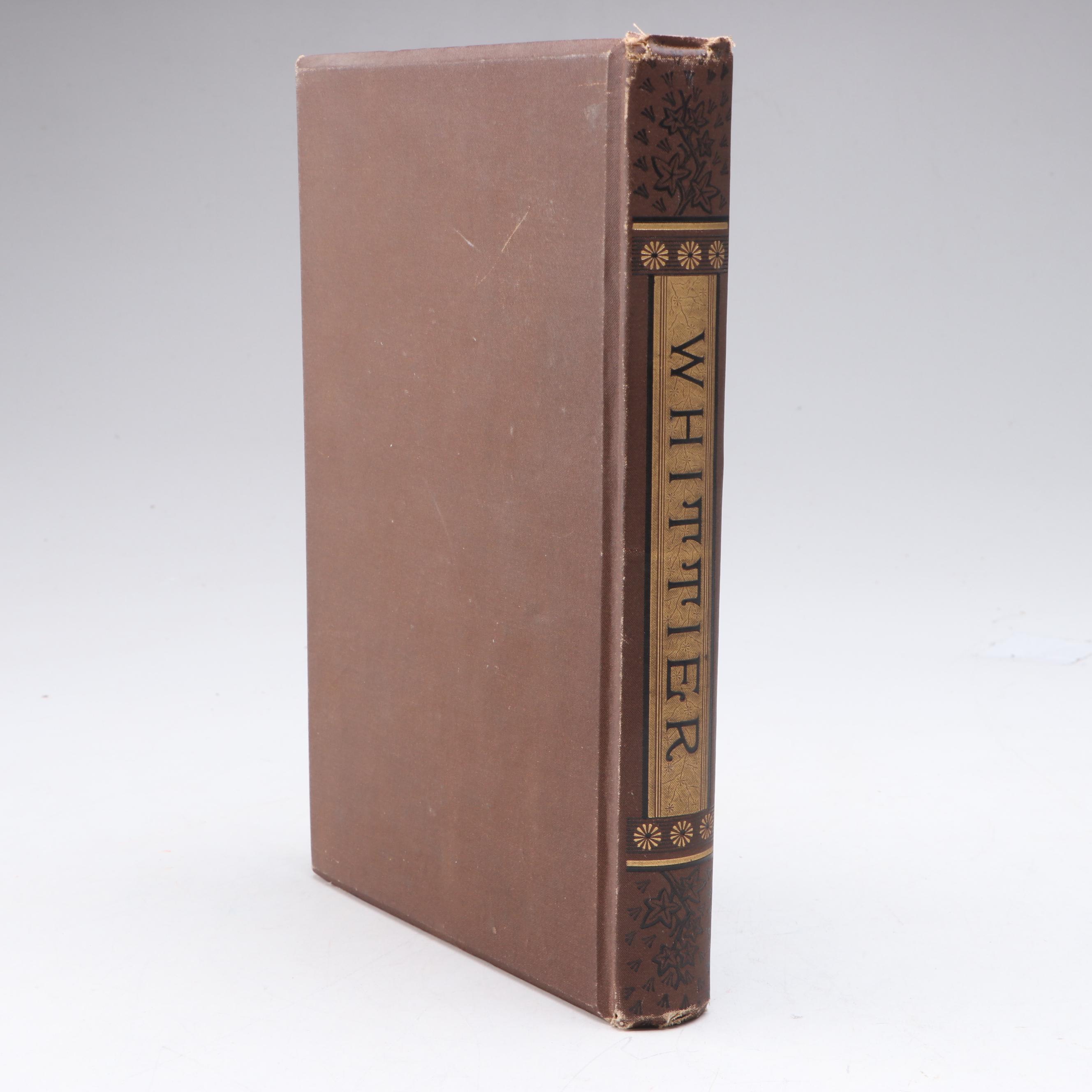 Illustrated "The Complete Poetical Works of John Greenleaf Whittier," 1884