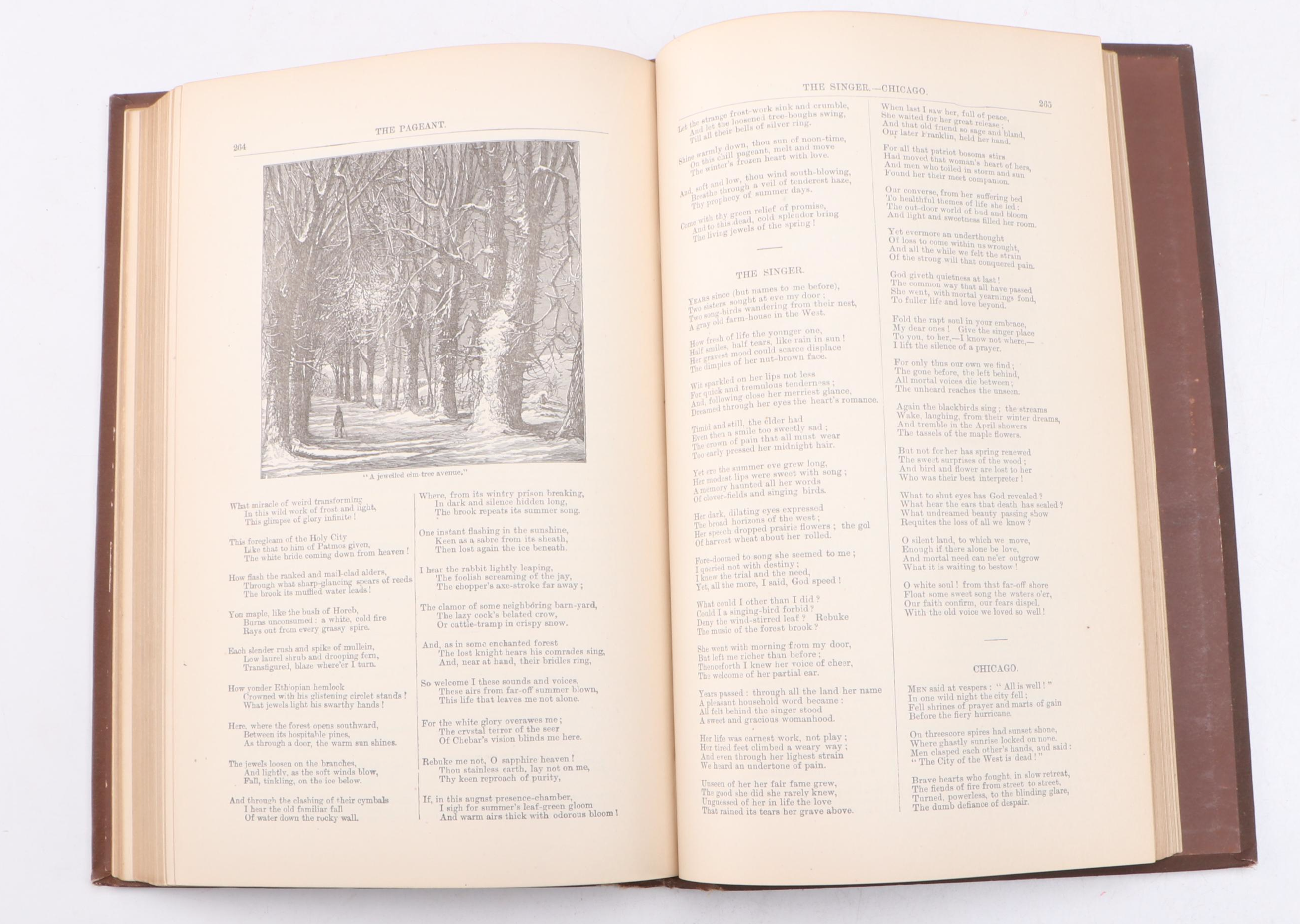 Illustrated "The Complete Poetical Works of John Greenleaf Whittier," 1884