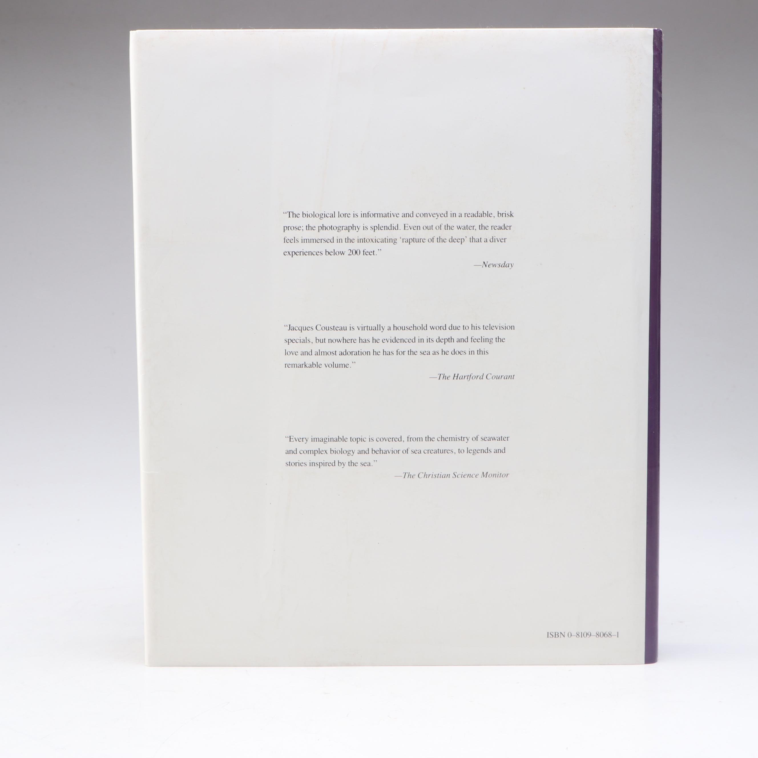 Illustrated "The Ocean World" by Jacques Cousteau, 1985