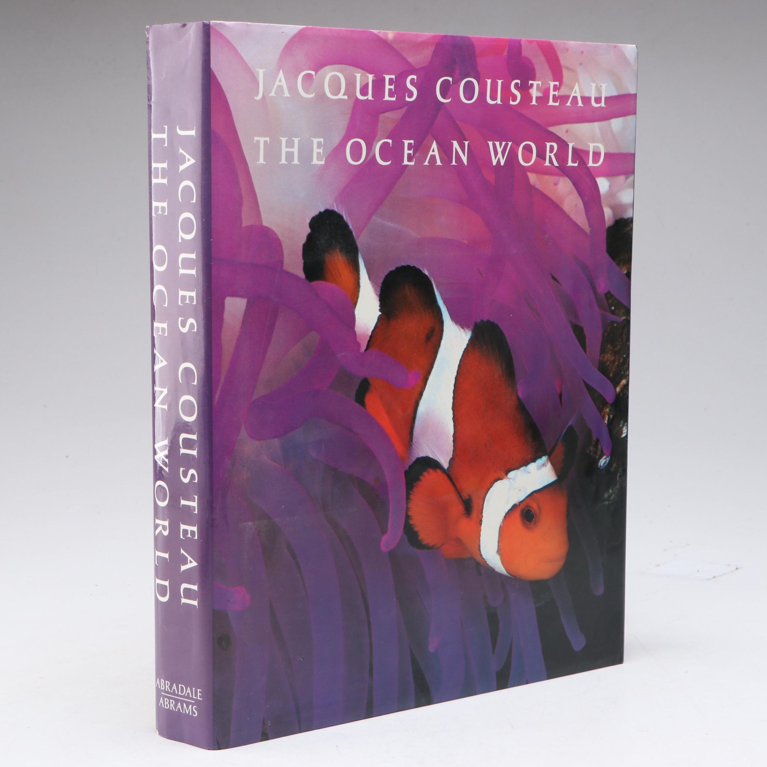 Illustrated "The Ocean World" by Jacques Cousteau, 1985