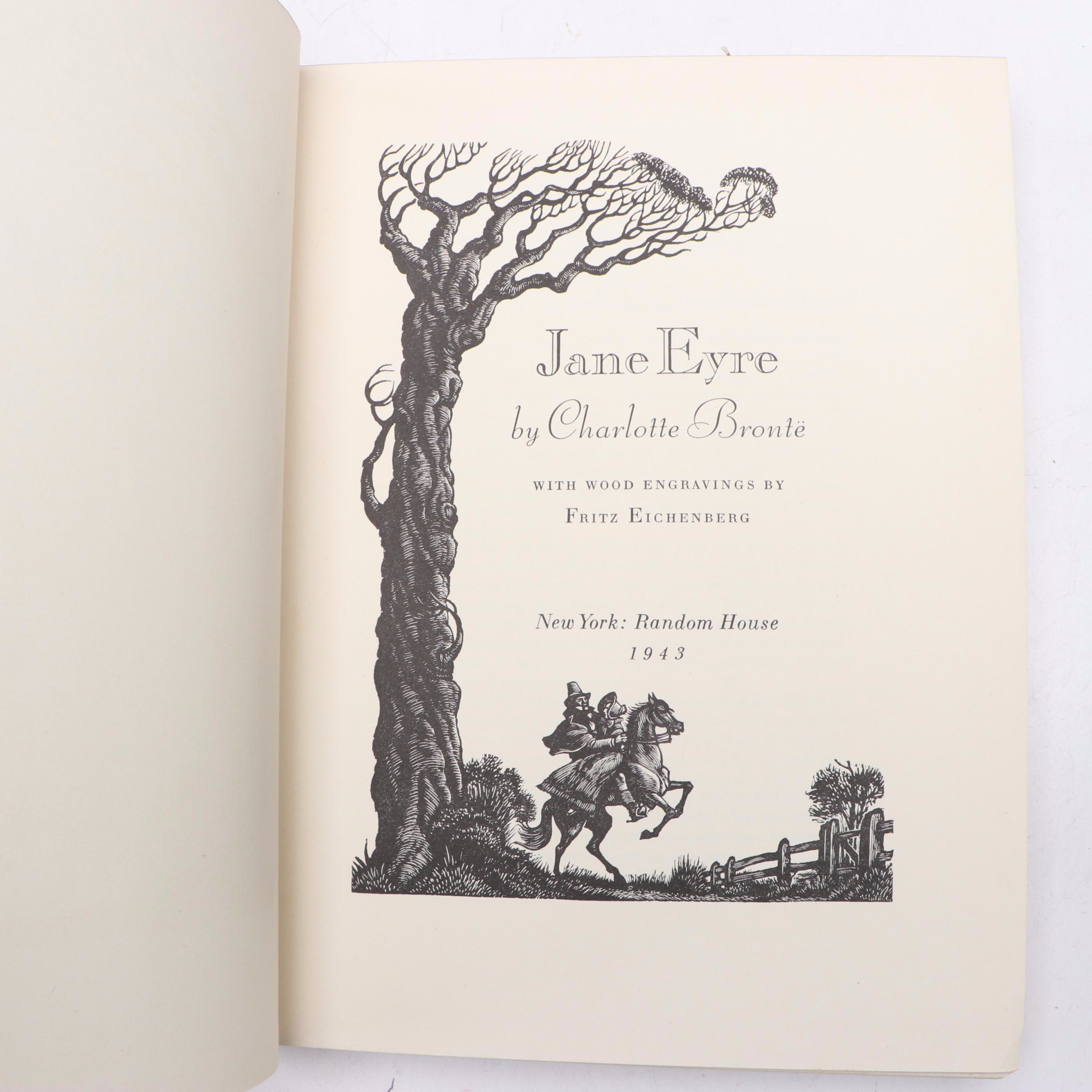 Fritz Eichenberg Illustrated "Wuthering Heights" and "Jane Eyre" by the Brontës