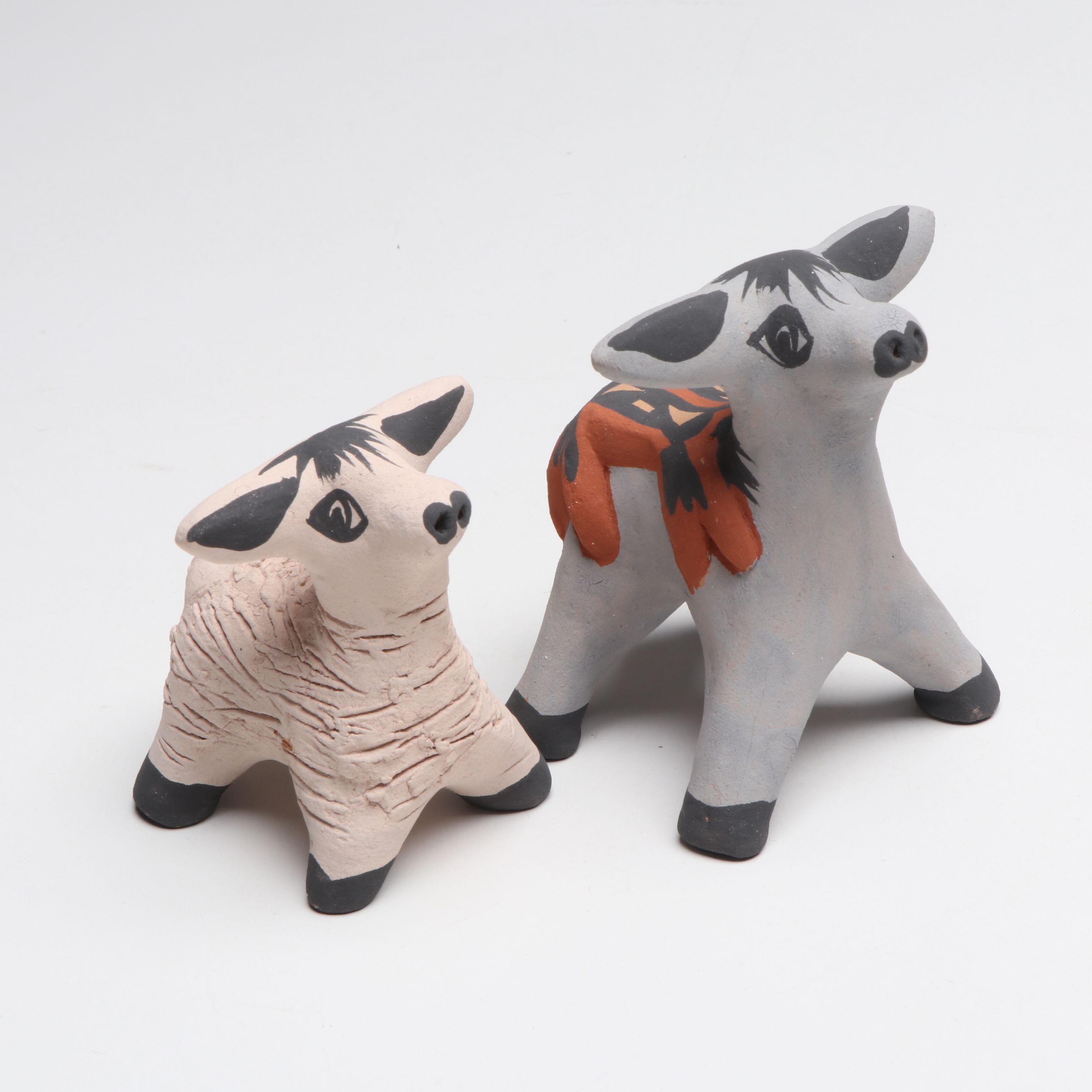 Caroline Sando Jemez Pueblo Ceramic Nativity Set