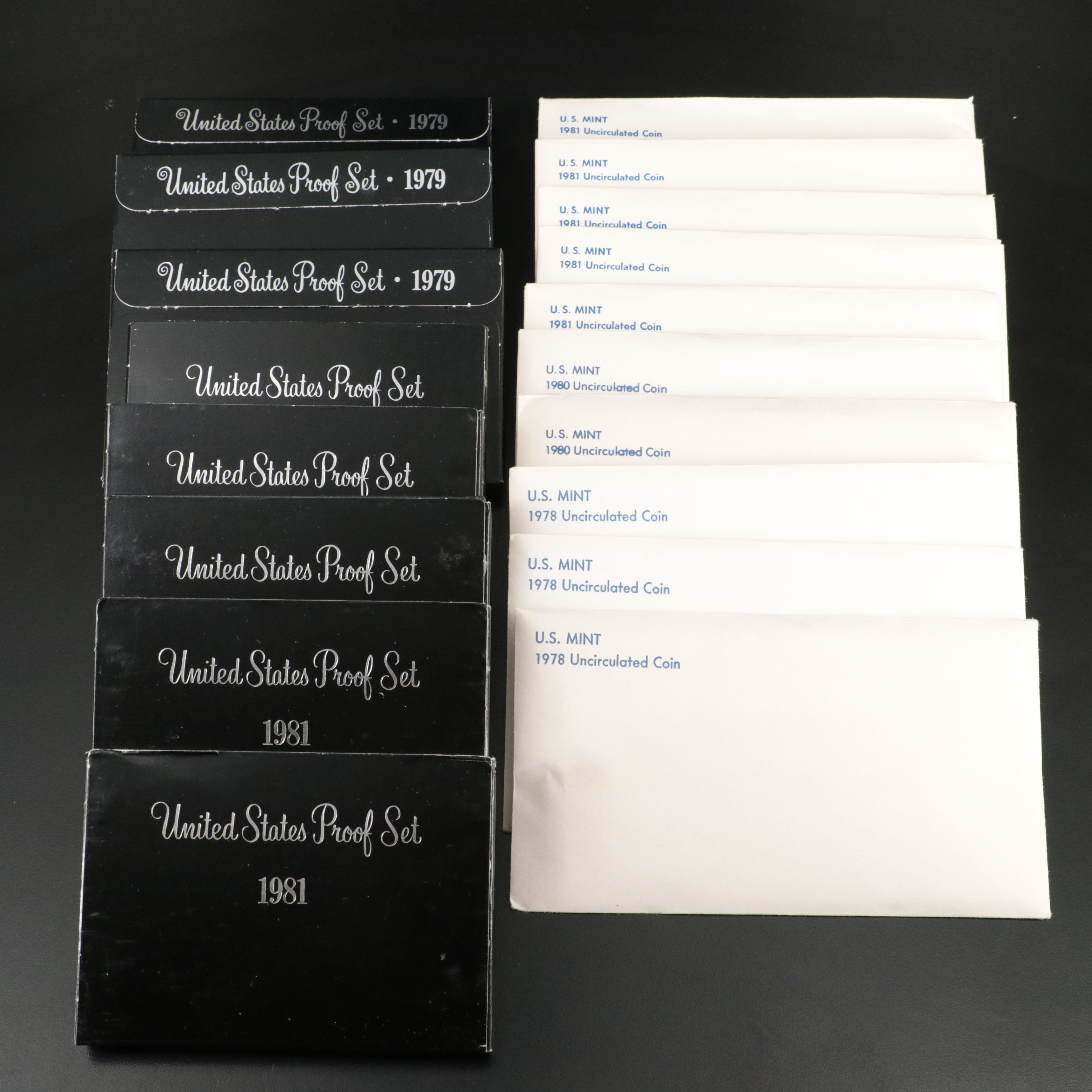 Nineteen Modern U.S Mint and Proof Sets