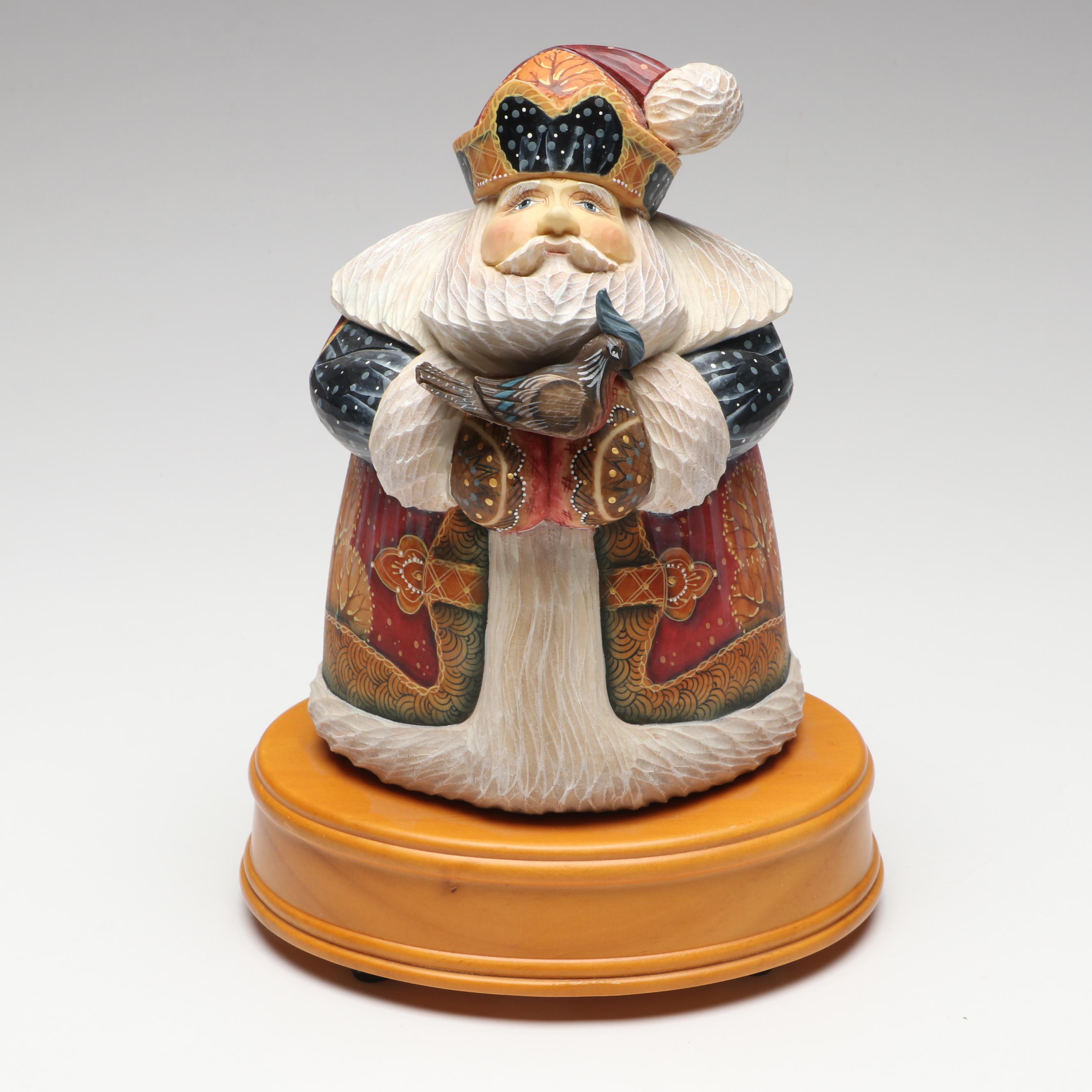 G. DeBrekht "Musical Villager" Figurine with Doll and Vase