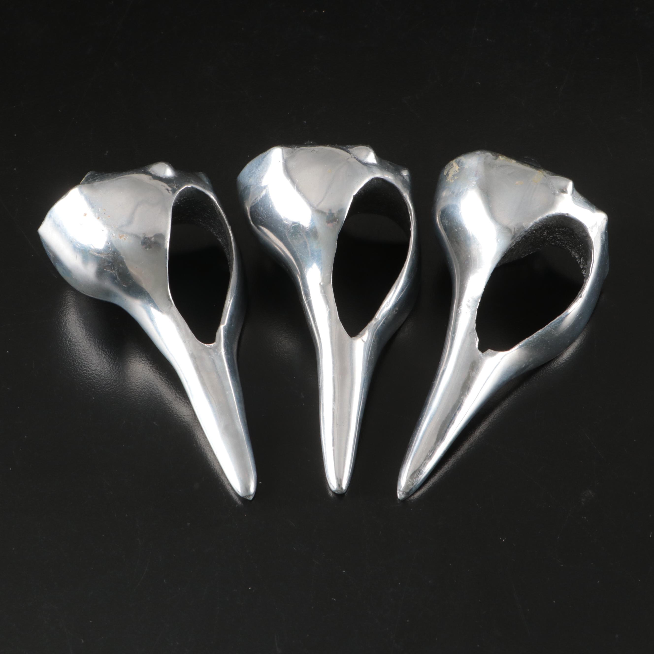 Metal Shell Shaped Napkin Rings