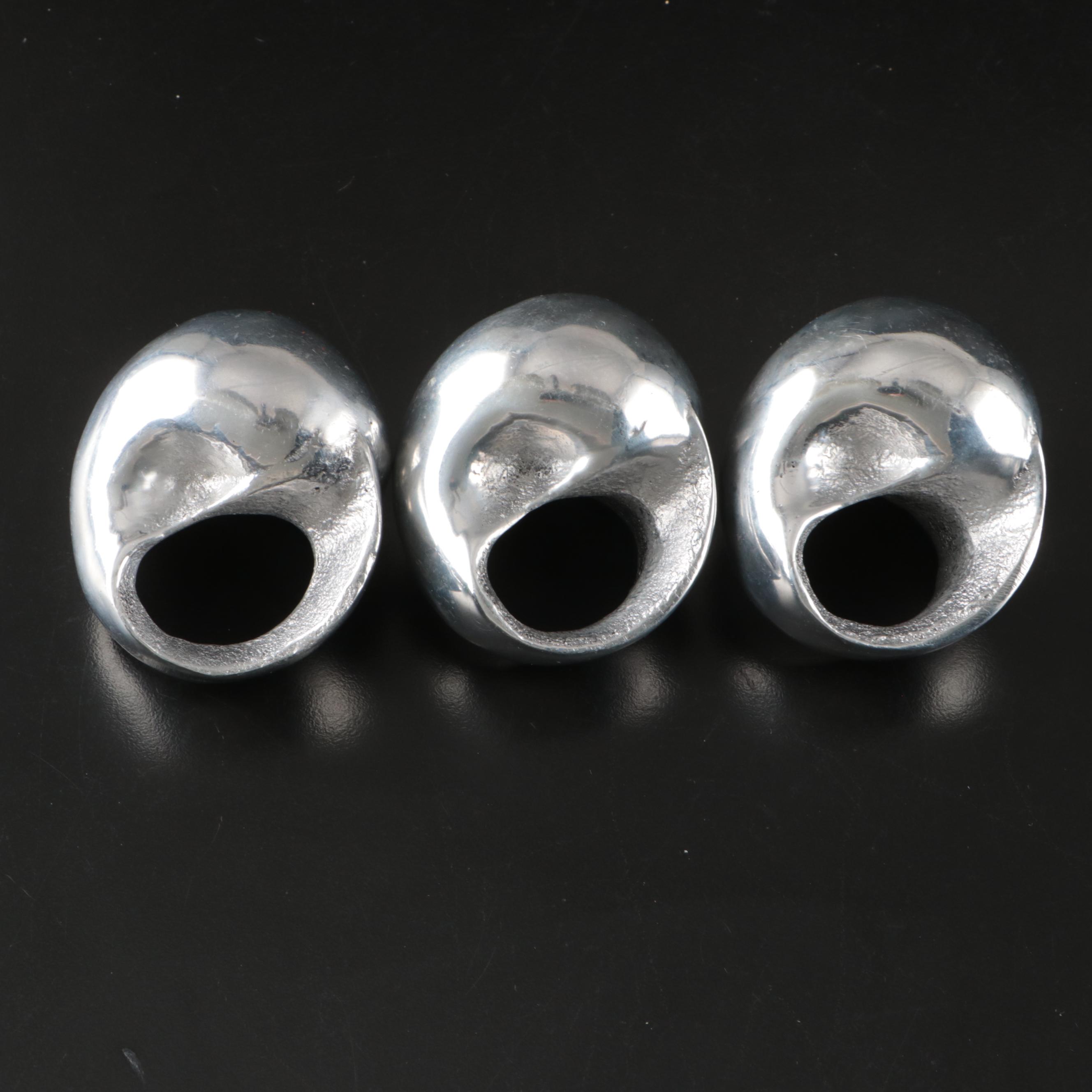 Metal Shell Shaped Napkin Rings