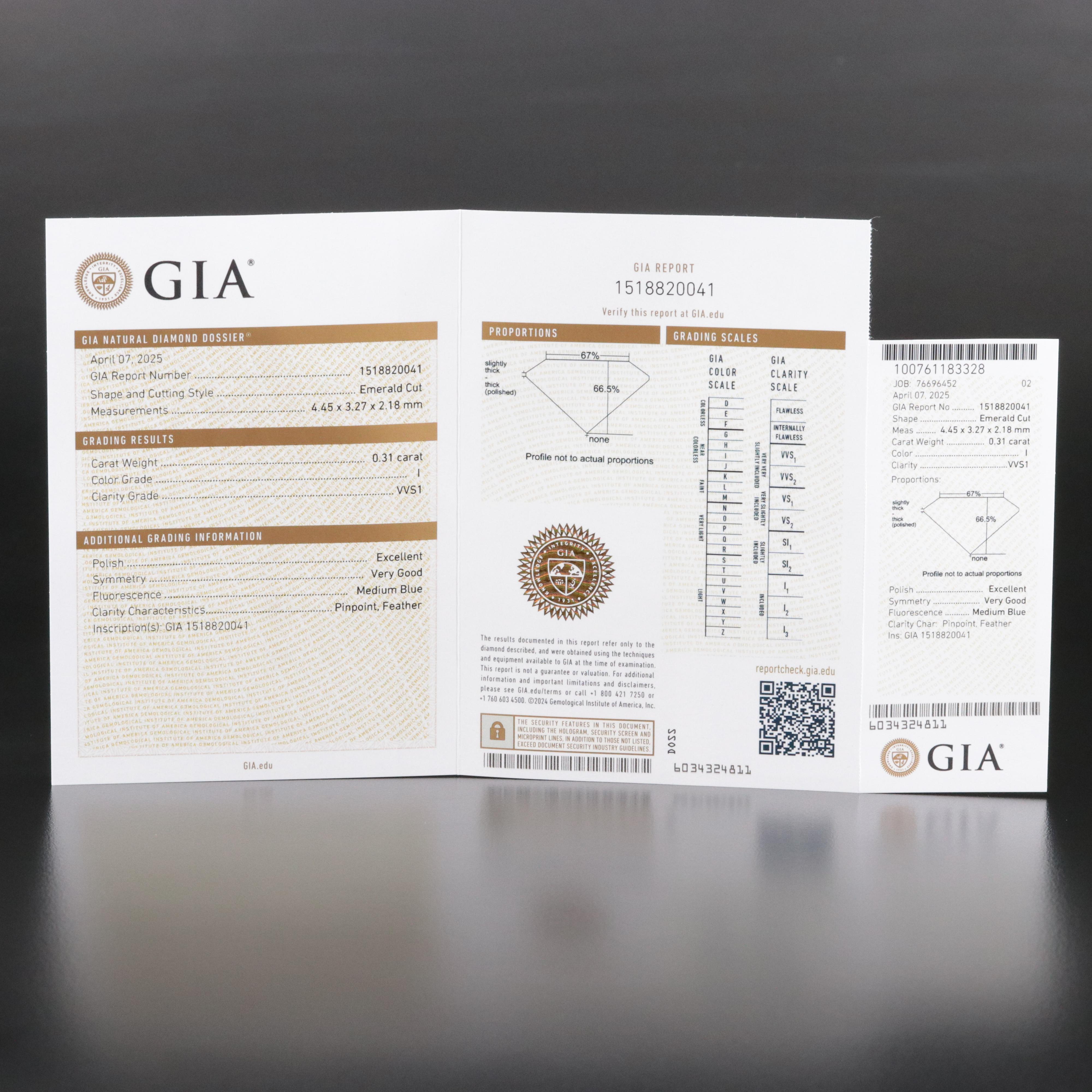 18K 2.03 CT Emerald and 0.61 CTW Diamond Ring With GIA Reports