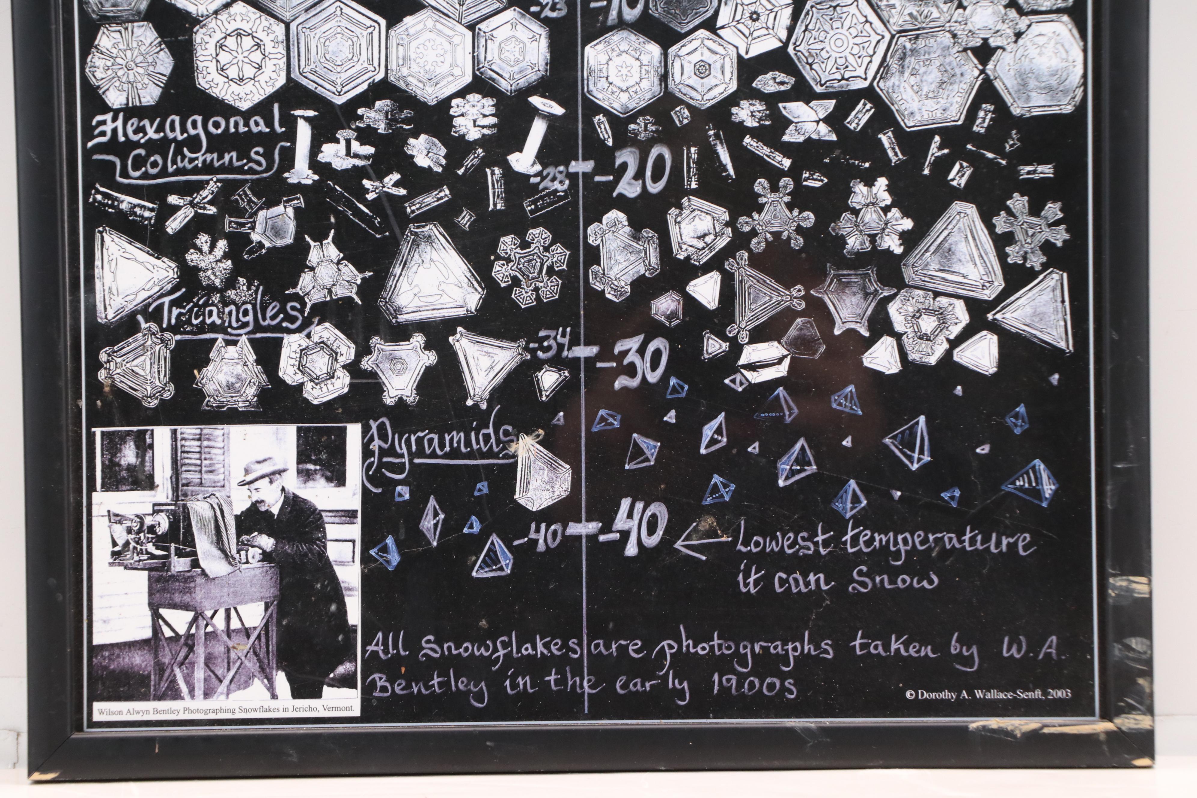 Giclée After Dorothy Wallace-Senft "Snowflake Thermometer," 2003