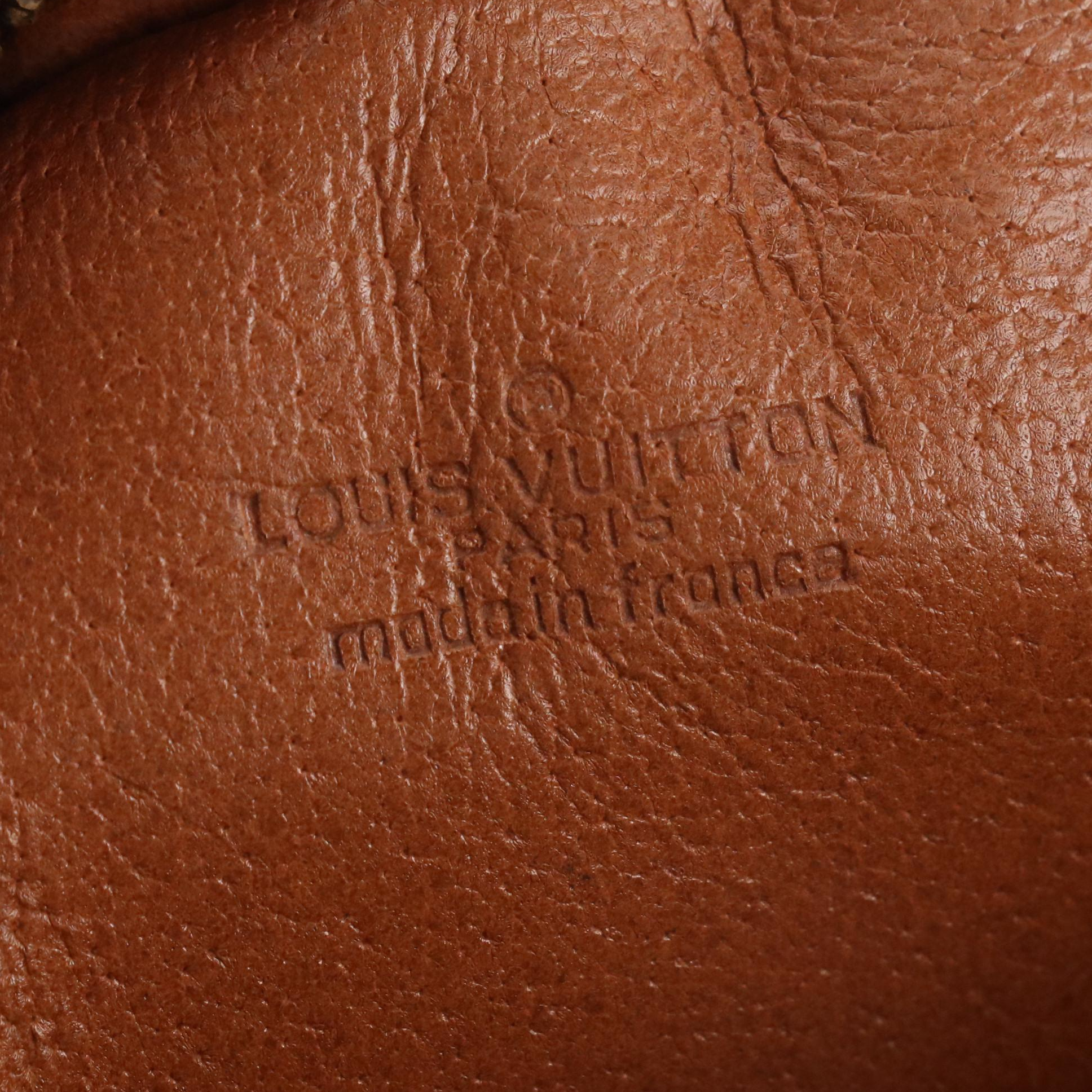 Louis Vuitton Monogram Canvas and Leather Zip Pouch