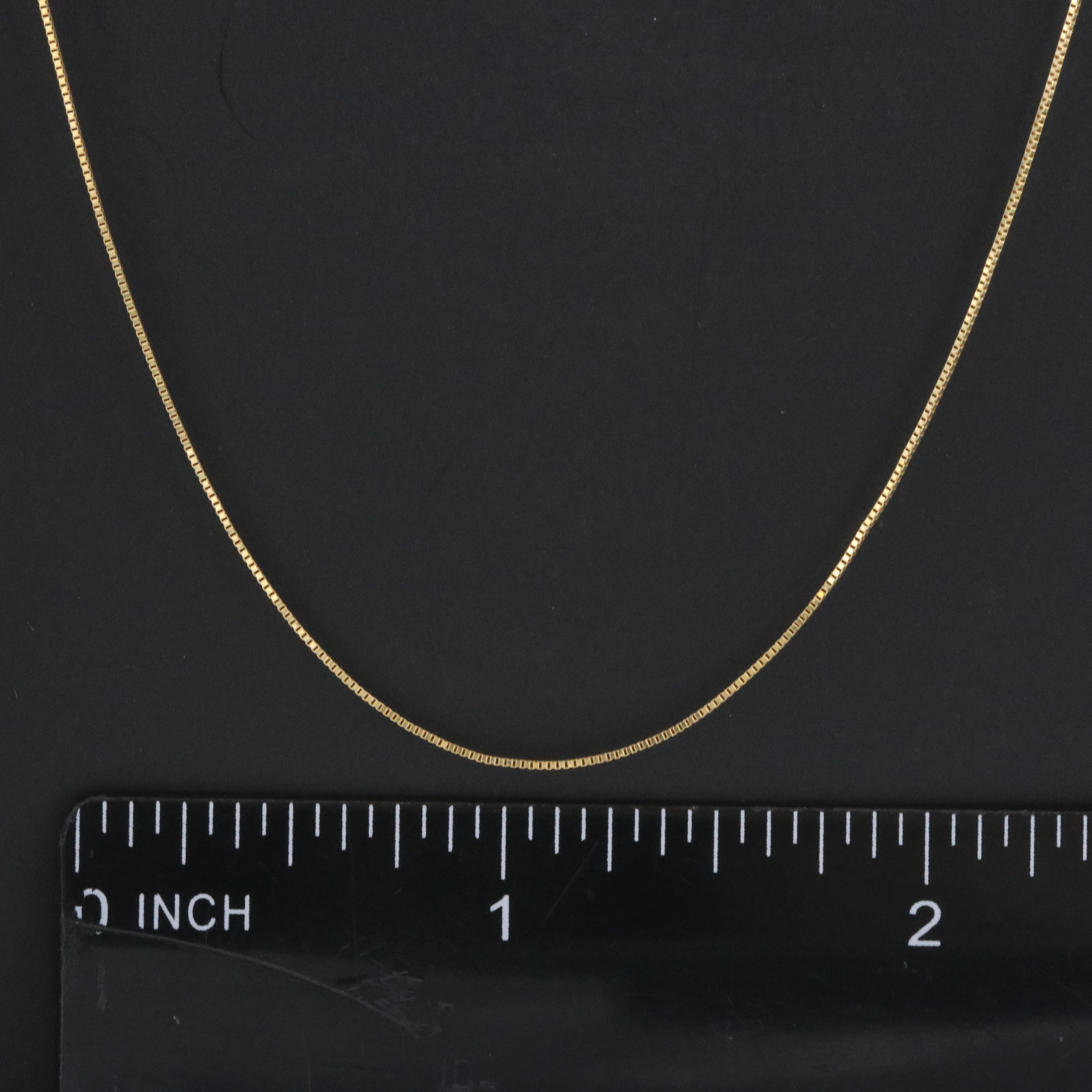 10K Box Chain Necklace