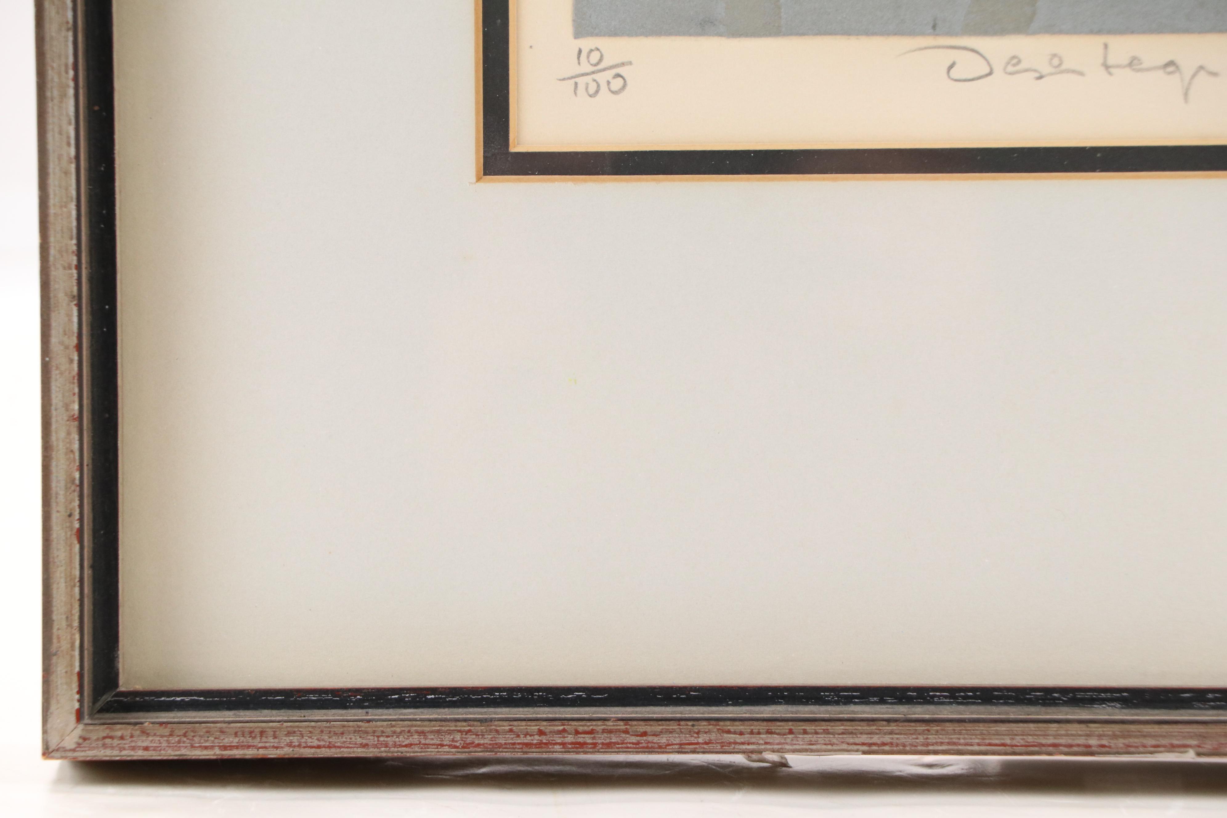 Abstract Biomorphic Etching, Late 20th Century