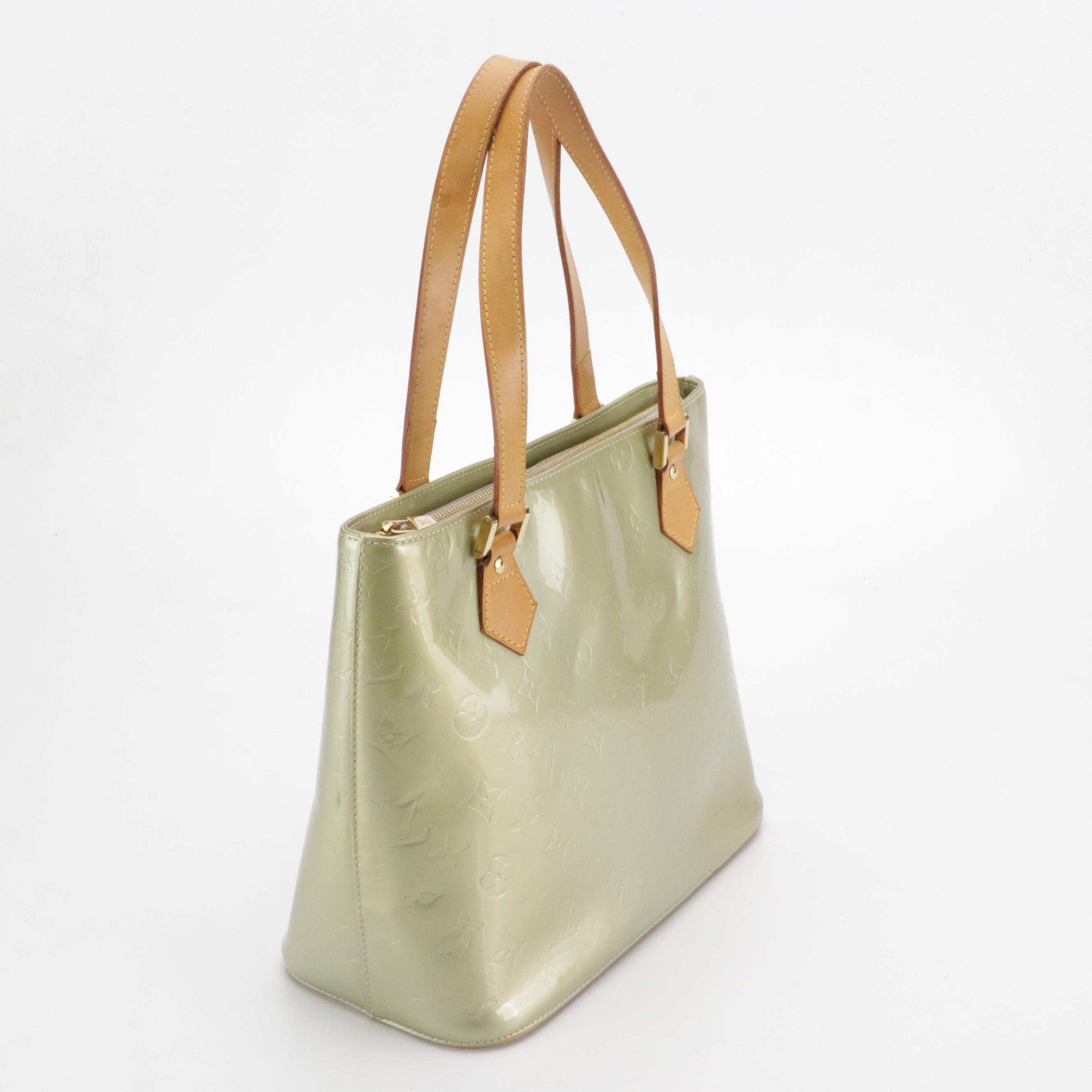 Louis Vuitton Houston Shoulder Bag in Monogram Vernis and Leather