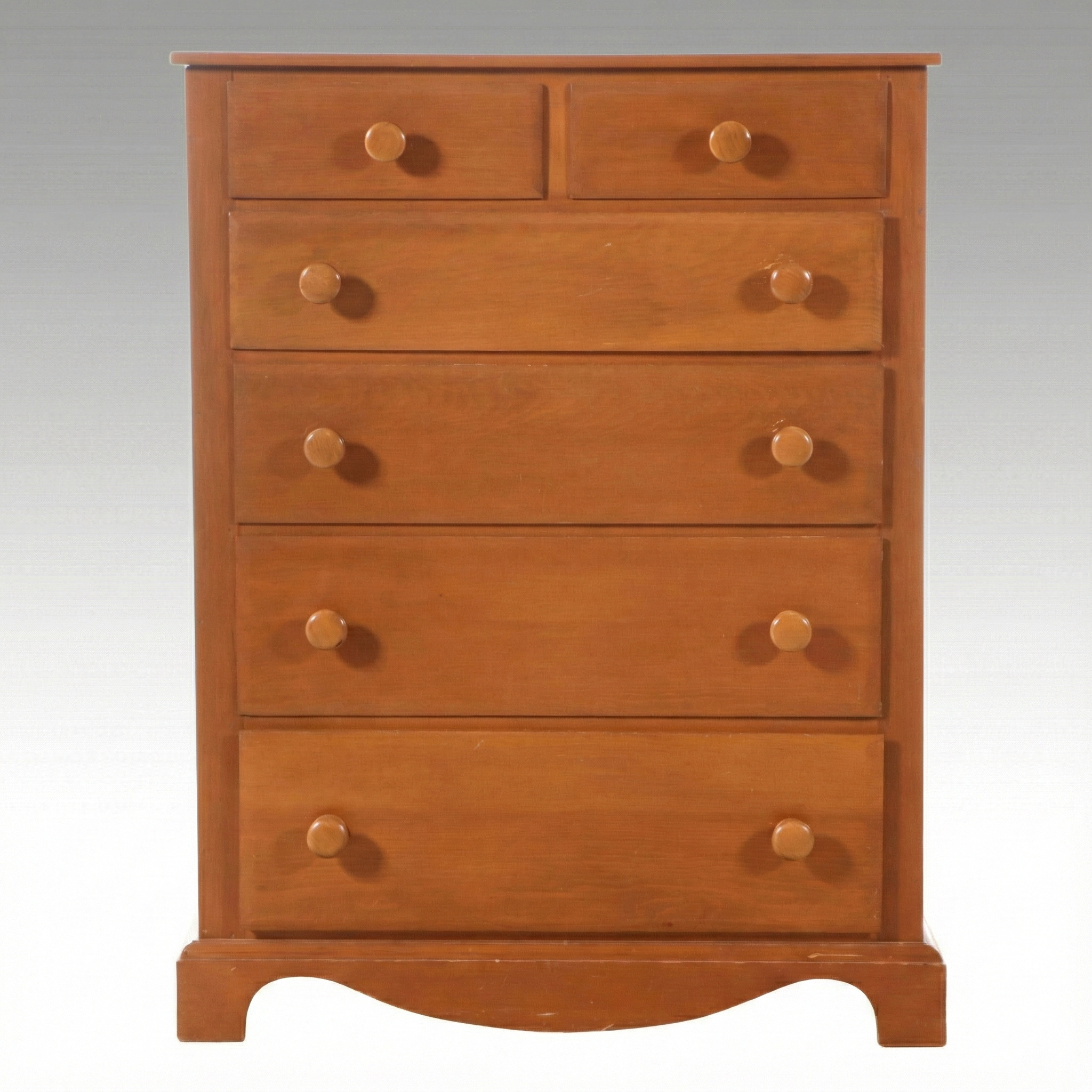 American Pine Six-Drawer Dresser