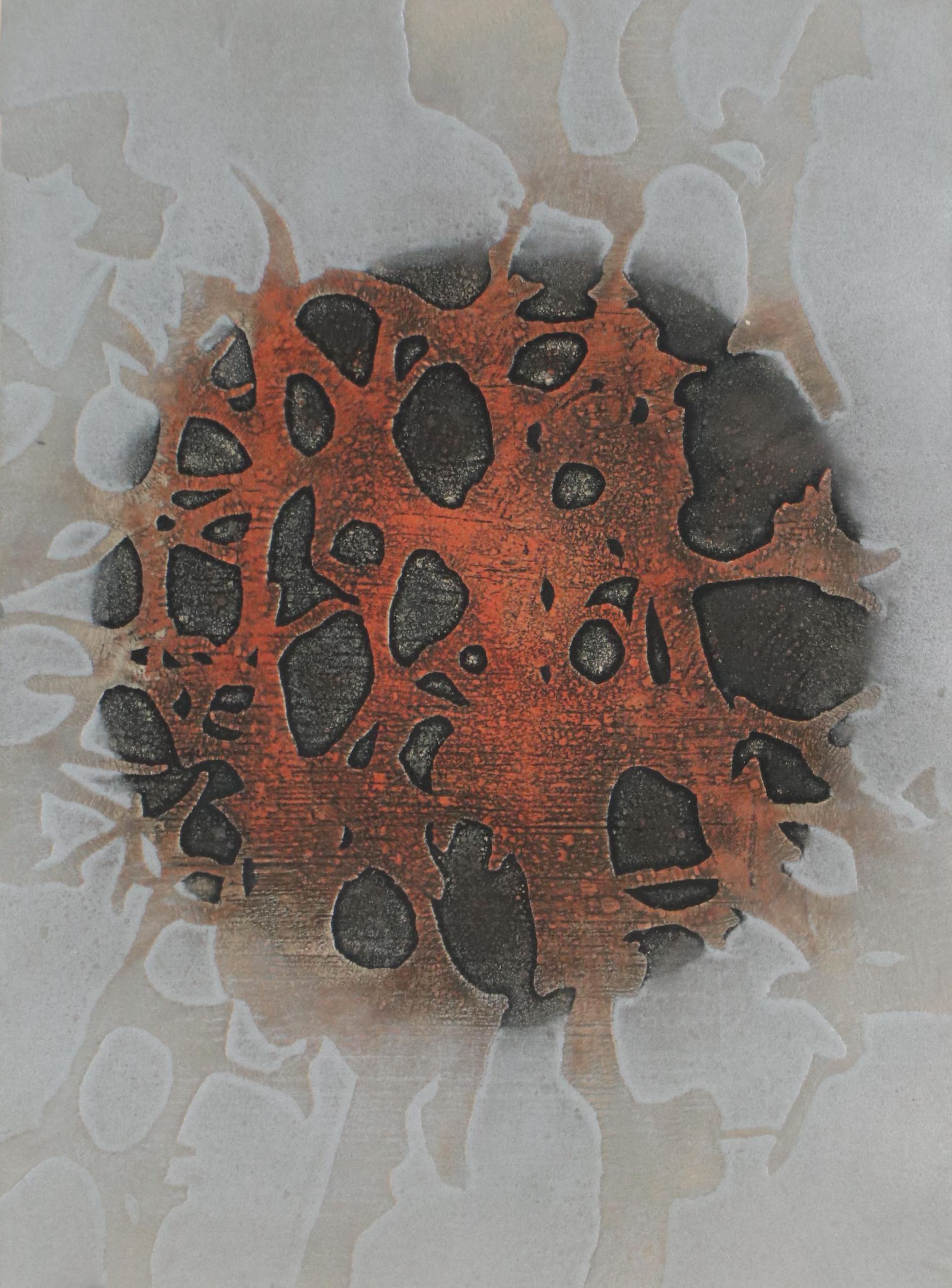 Abstract Biomorphic Etching, Late 20th Century