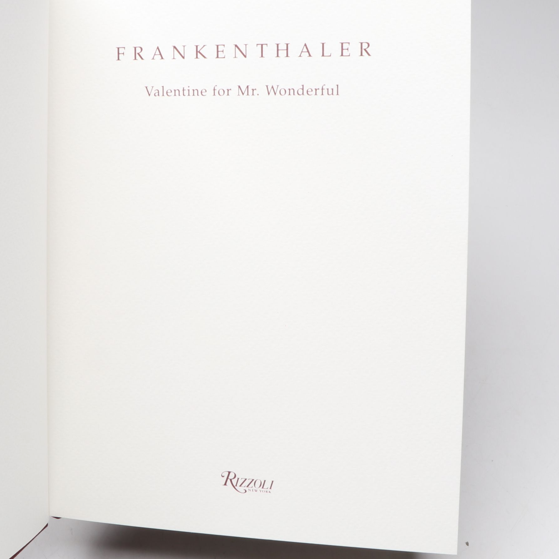 "Valentine for Mr. Wonderful" by Helen Frankenthaler, 1996