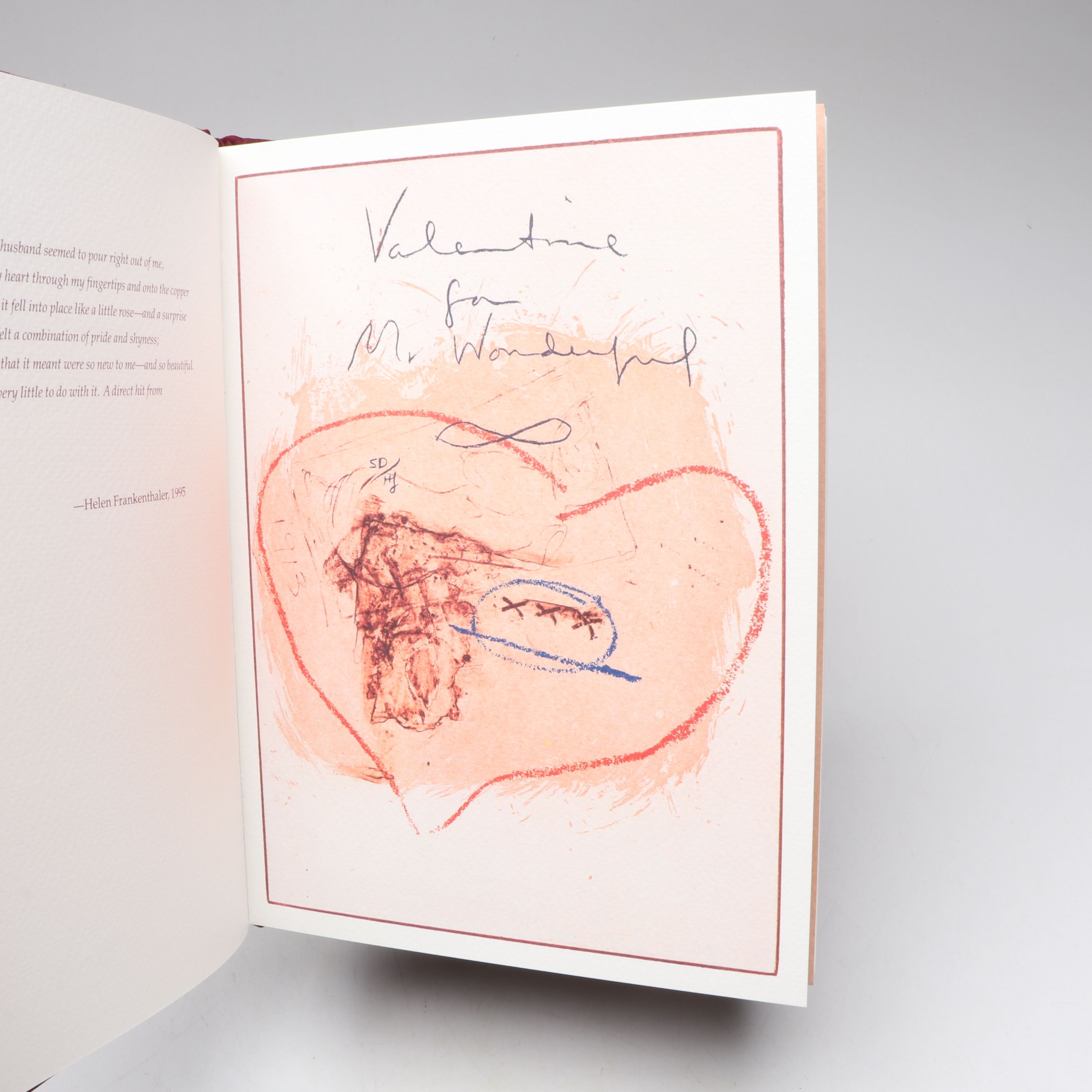 "Valentine for Mr. Wonderful" by Helen Frankenthaler, 1996