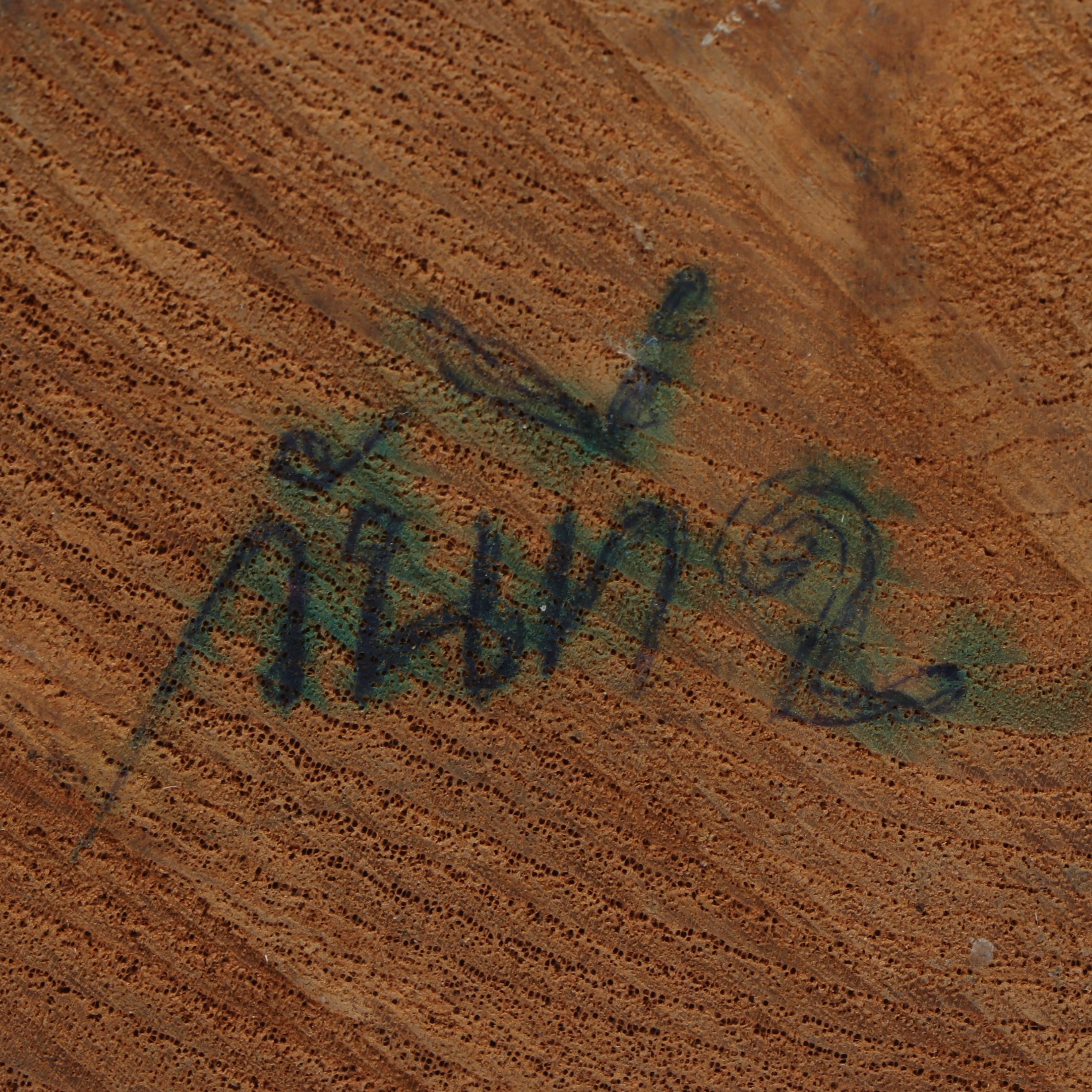 Asian Hand-Carved Elephant Mother with Calf Figurine