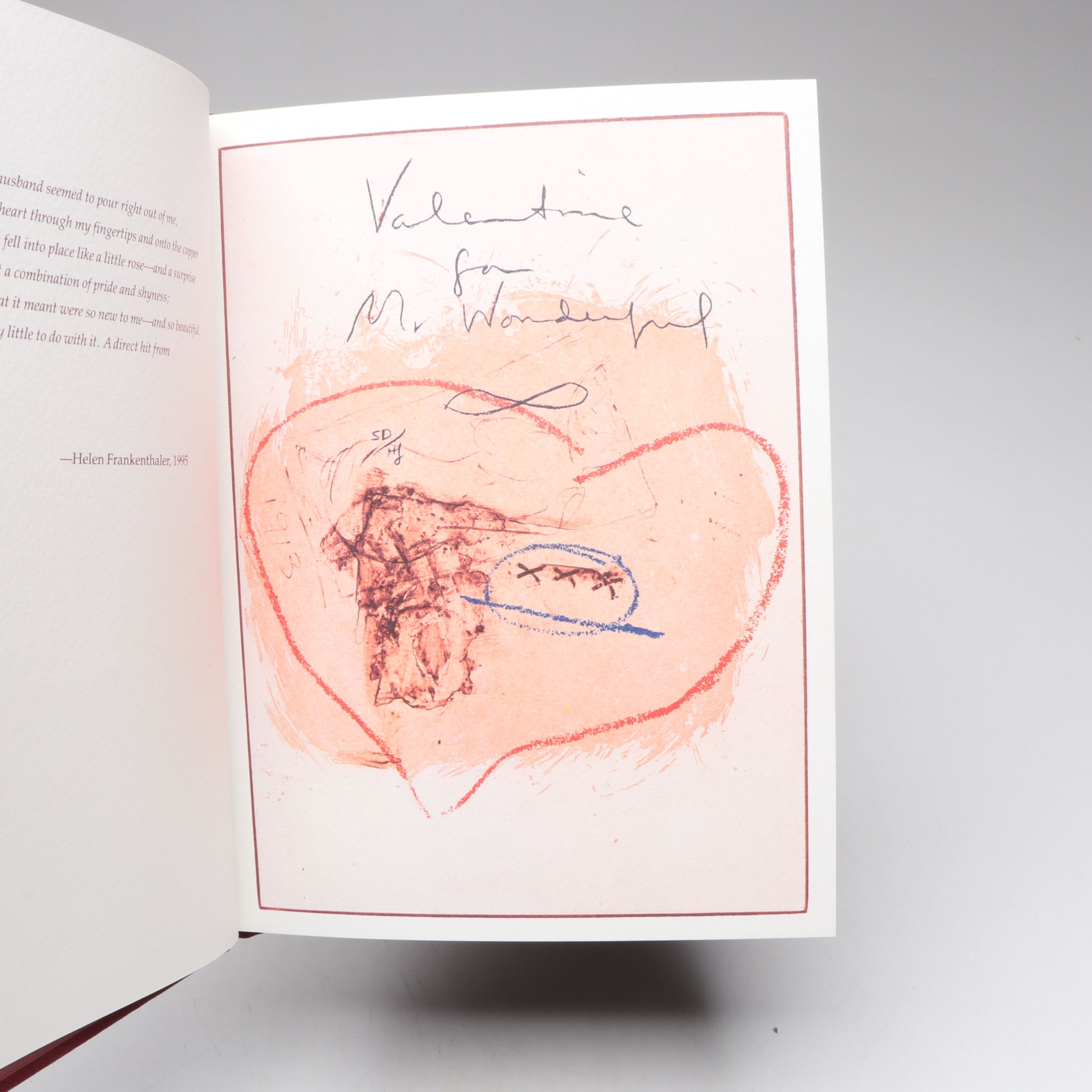 "Valentine for Mr. Wonderful" by Helen Frankenthaler, 1996